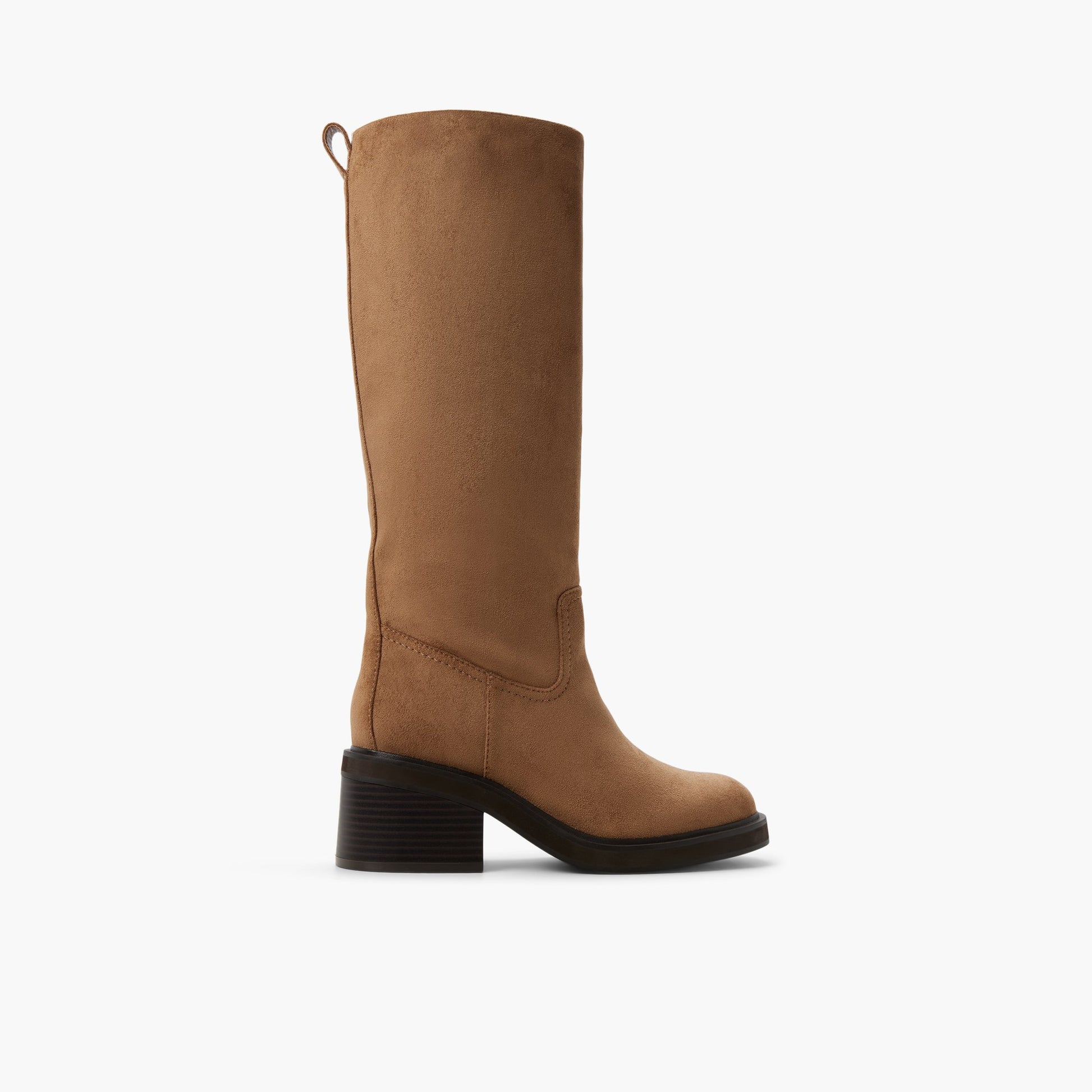Main View of Taupe Journie Riding Boots for Womens