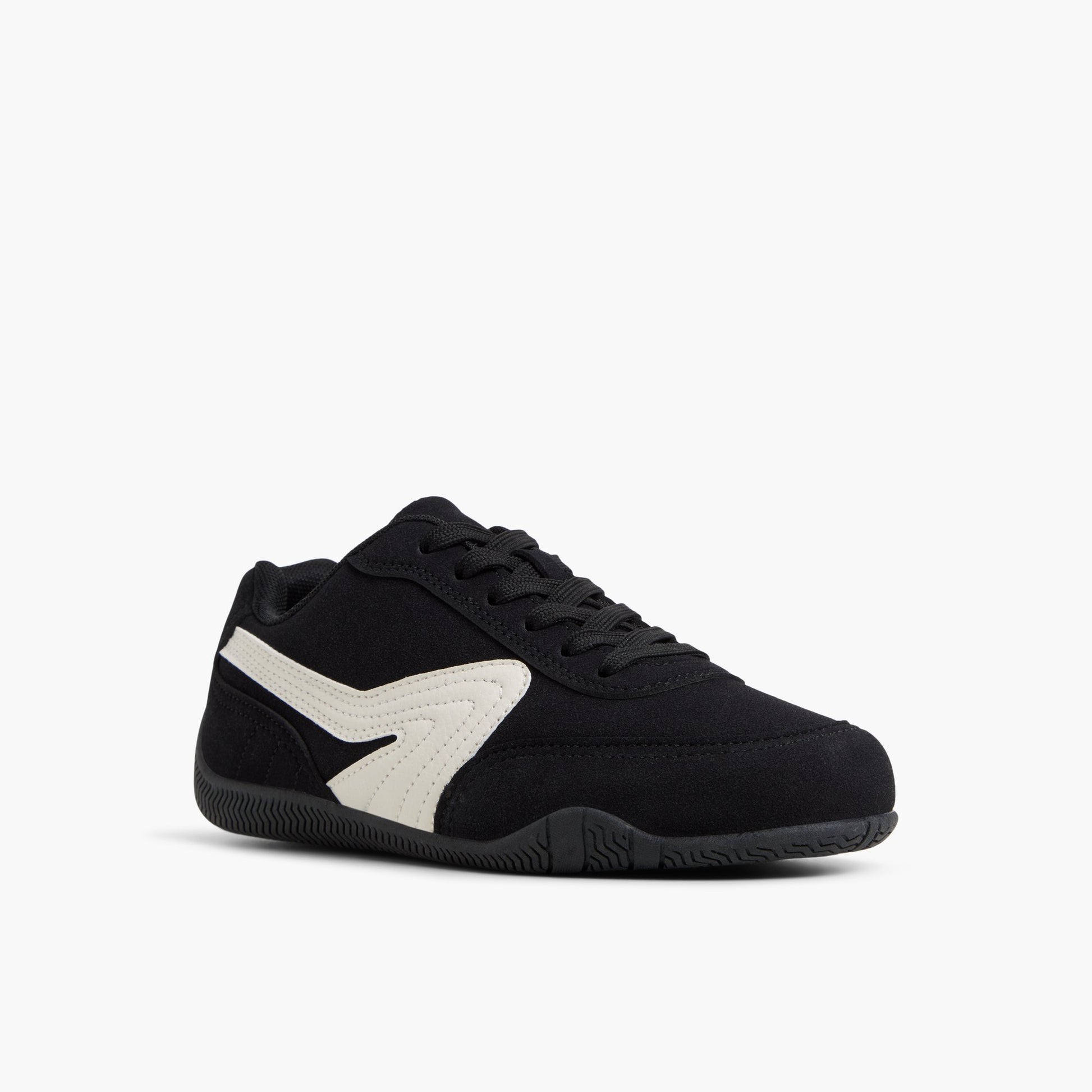 Three-quarter angle of Black Pantheraa Low-Top Sneakers's front side