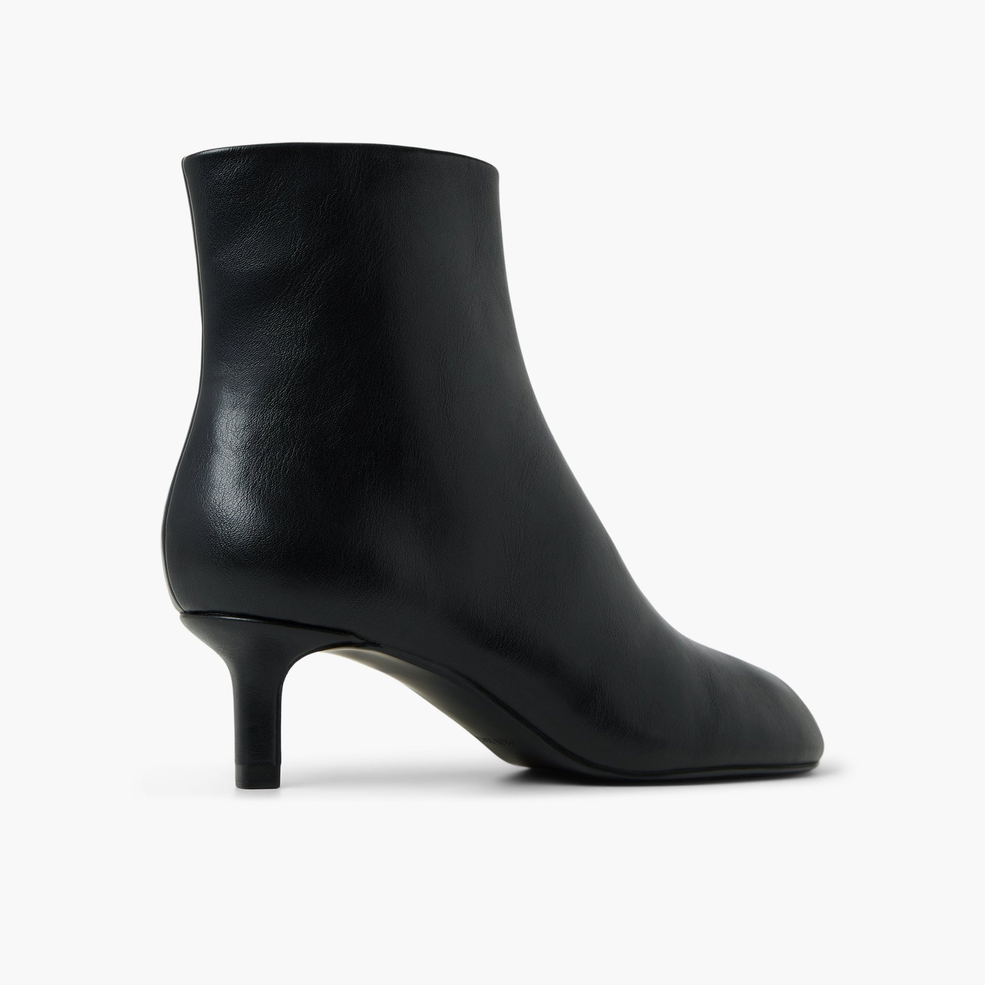 Three-quarter angle of Black Eveii Ankle Boots's back side