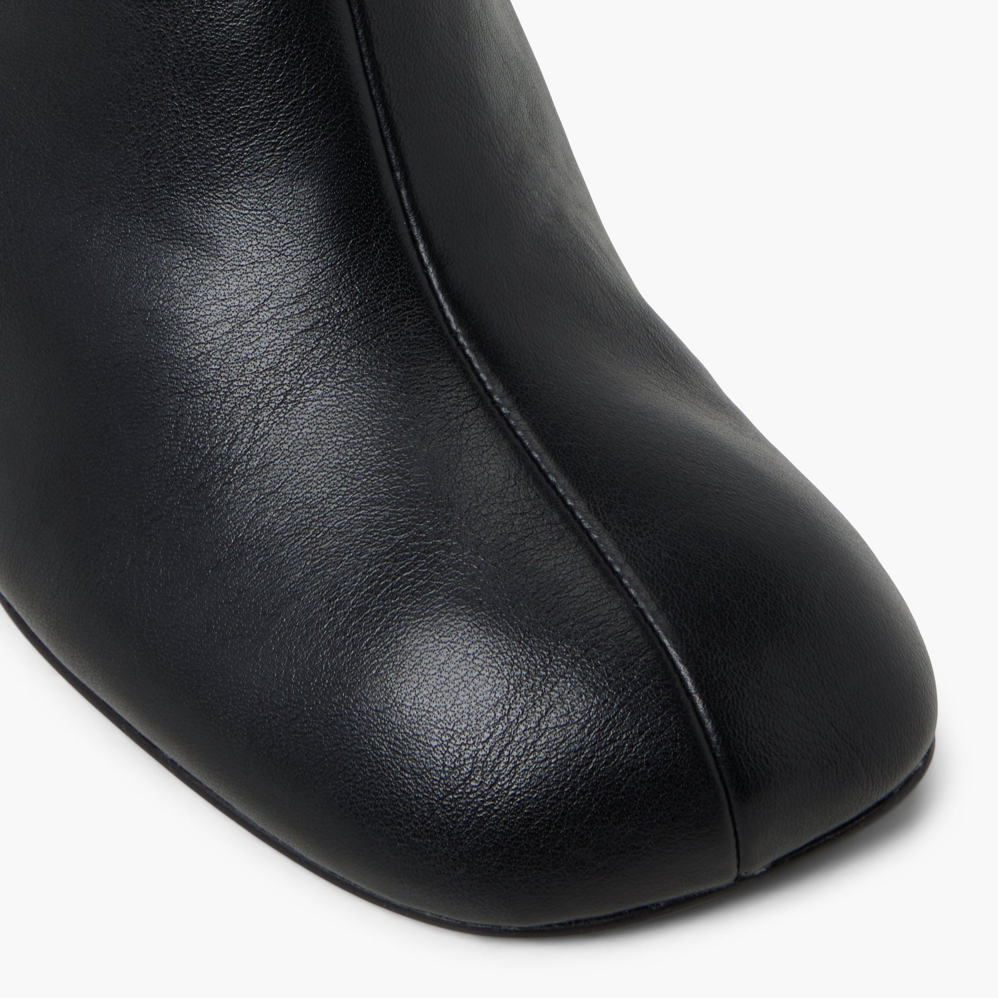Close-up of the Black Eveii Ankle Boots