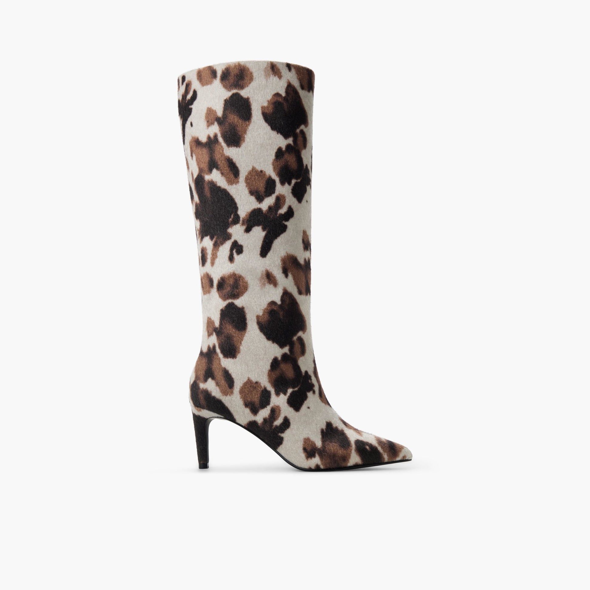 Main View of Bone Multi Rhodde Low-Mid Heeled Tall Boots for Womens