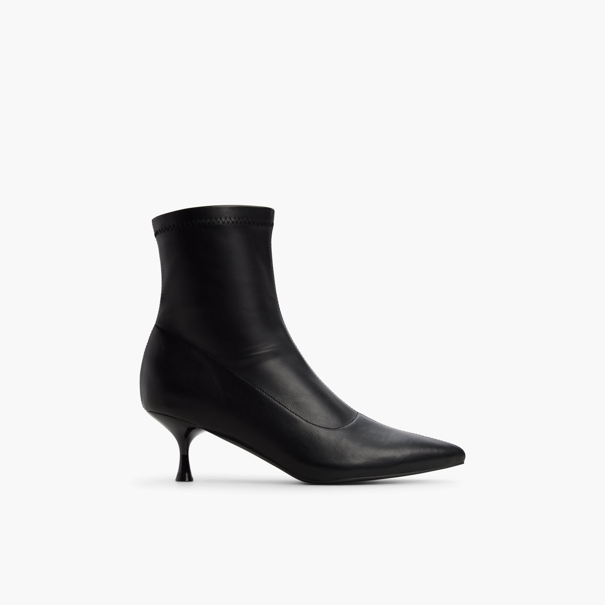Main View of Black Ellyy Ankle Boots for Womens