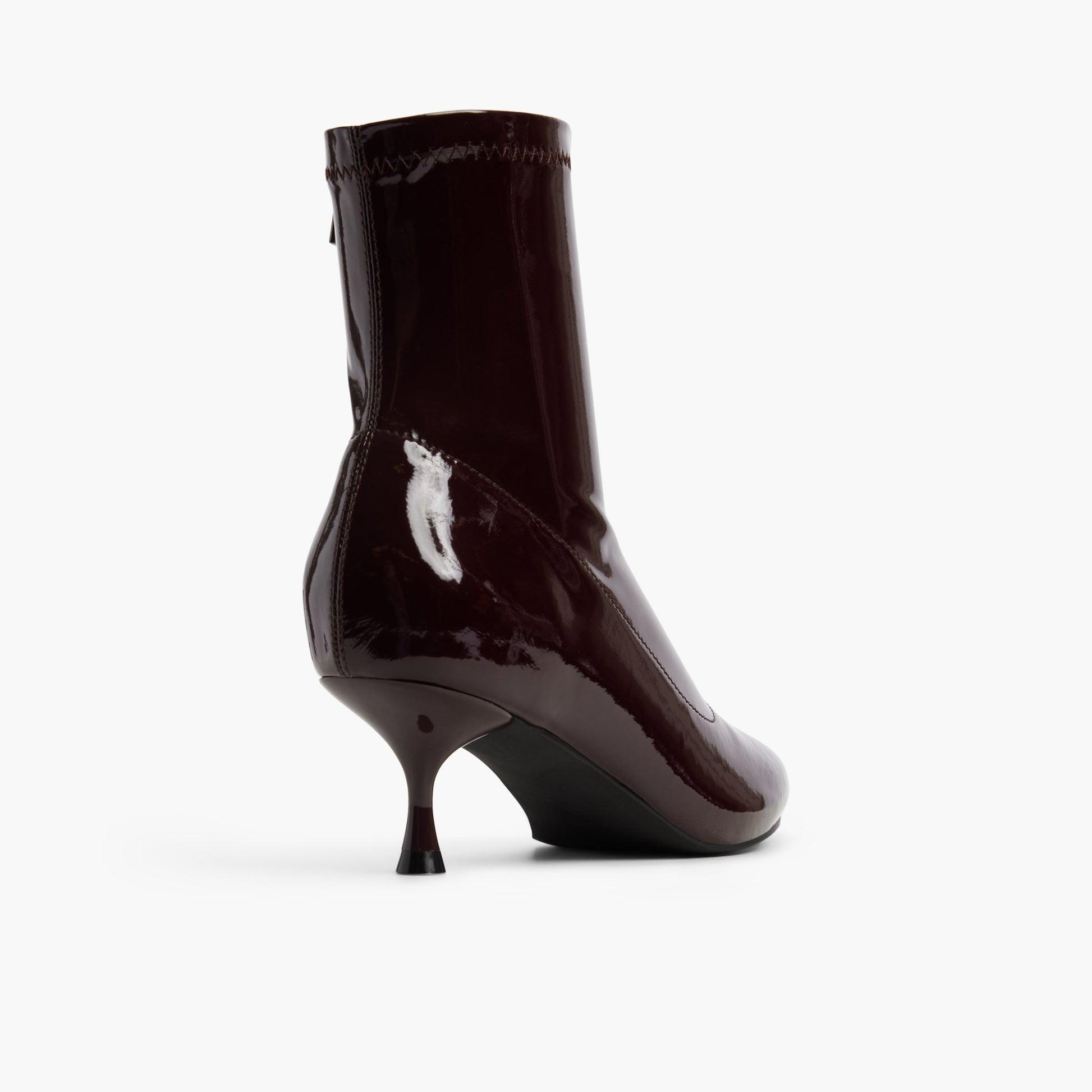 Three-quarter angle of Bordo Ellyy Ankle Boots's back side