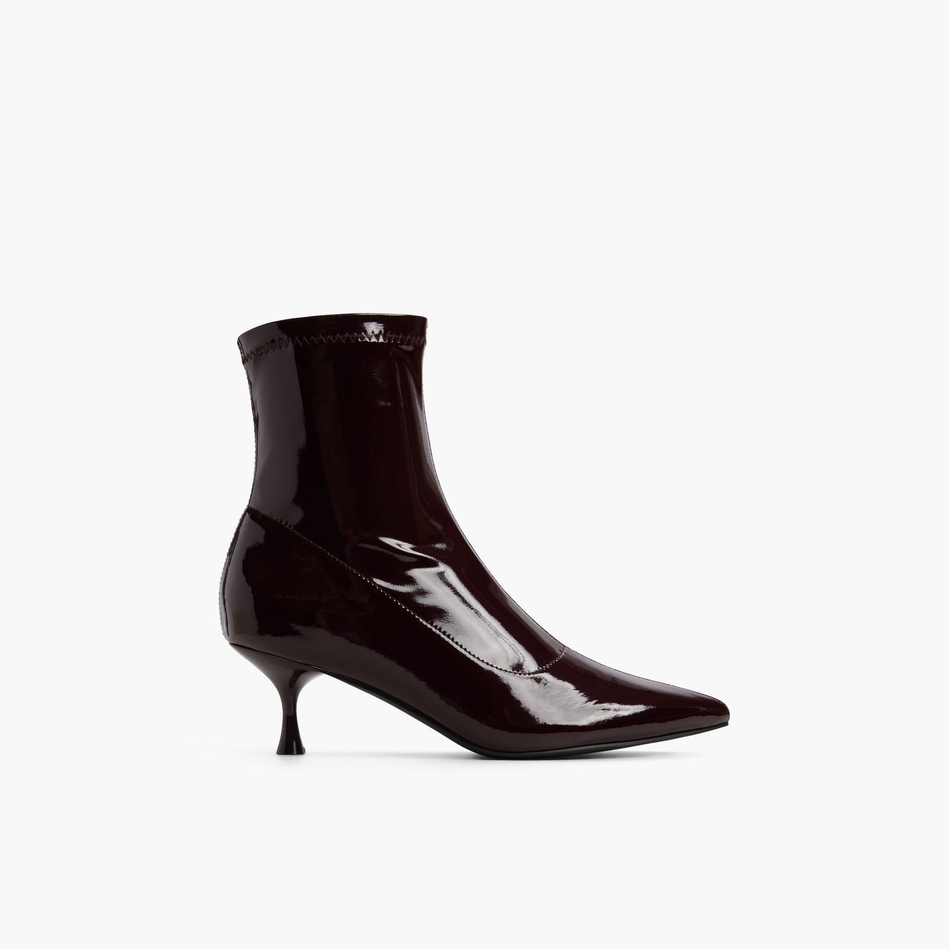 Main View of Bordo Ellyy Ankle Boots for Womens
