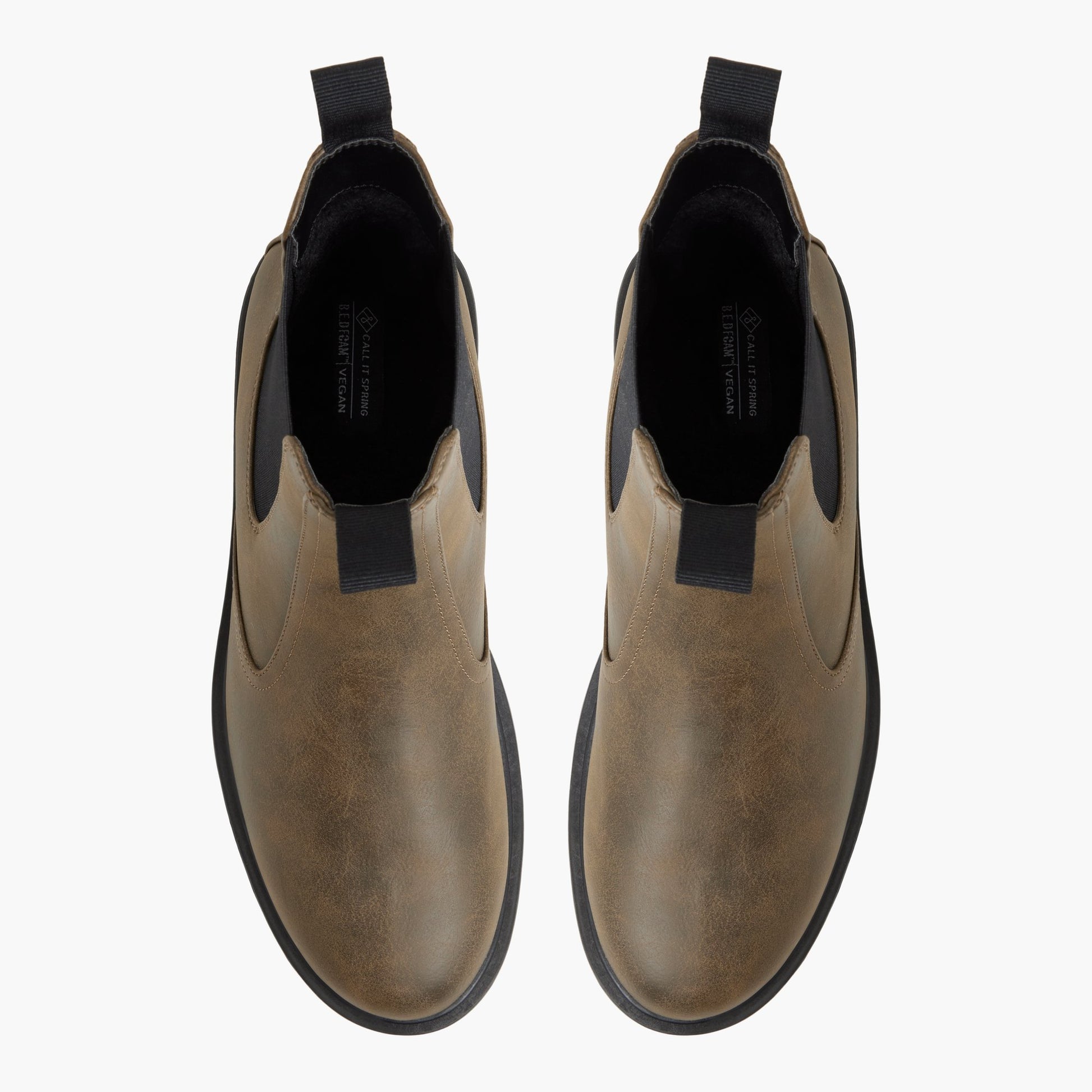 Test FR:Top-down view of the Olive Ashtonn Bottes chelsea