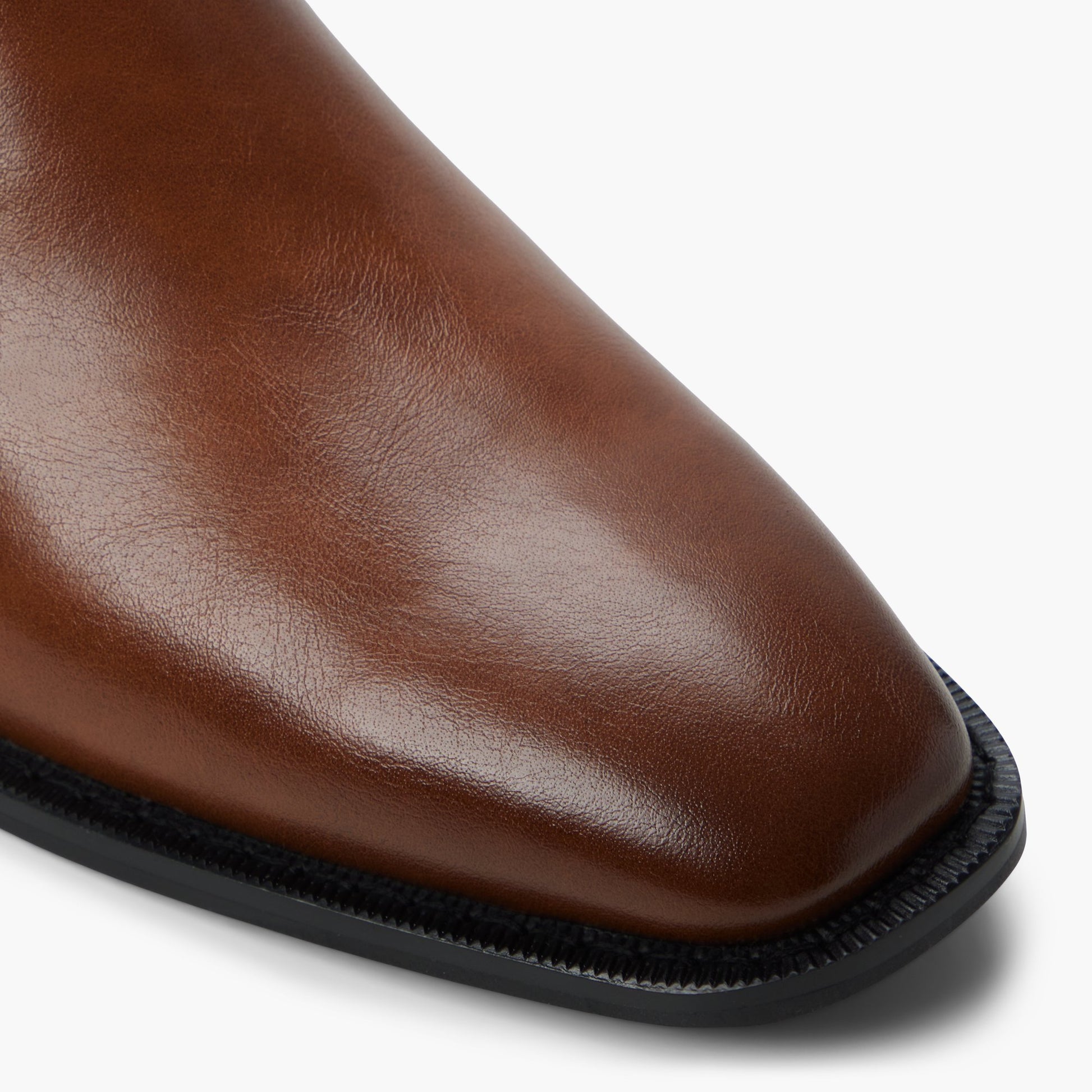 Close-up of the Cognac Damiani Chelsea Boots