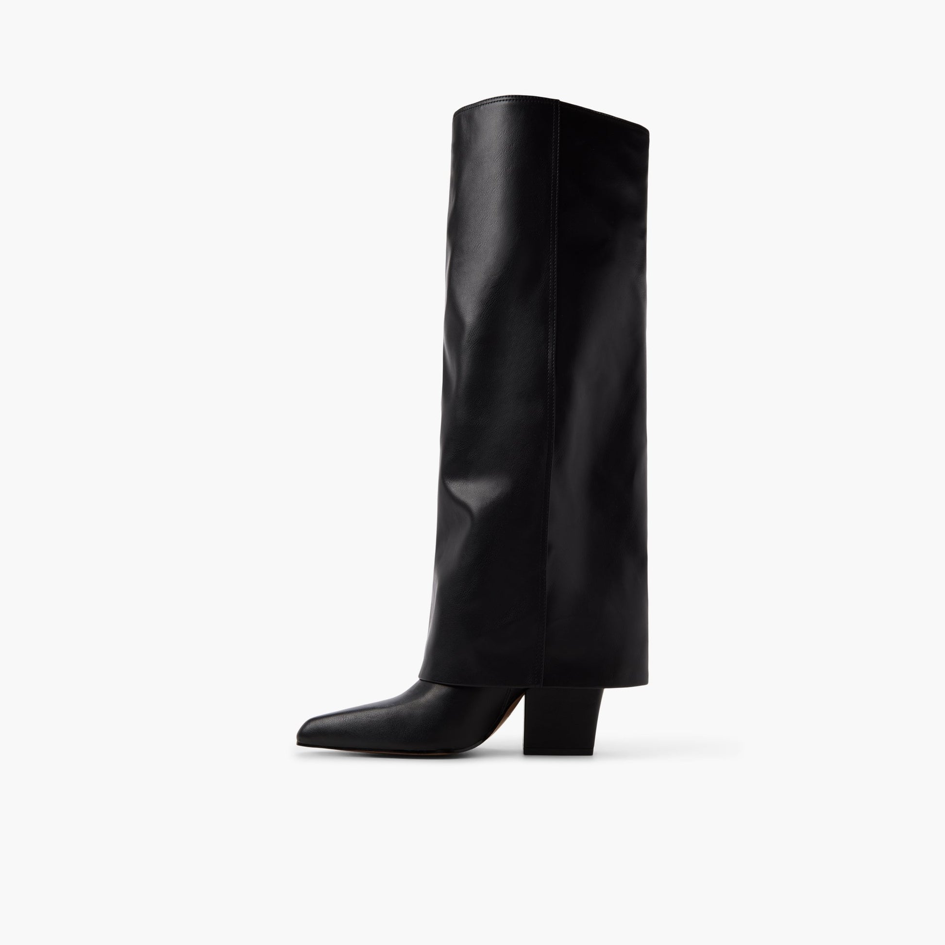 Test FR:Side view of Noir Savanahh Bottes hautes
