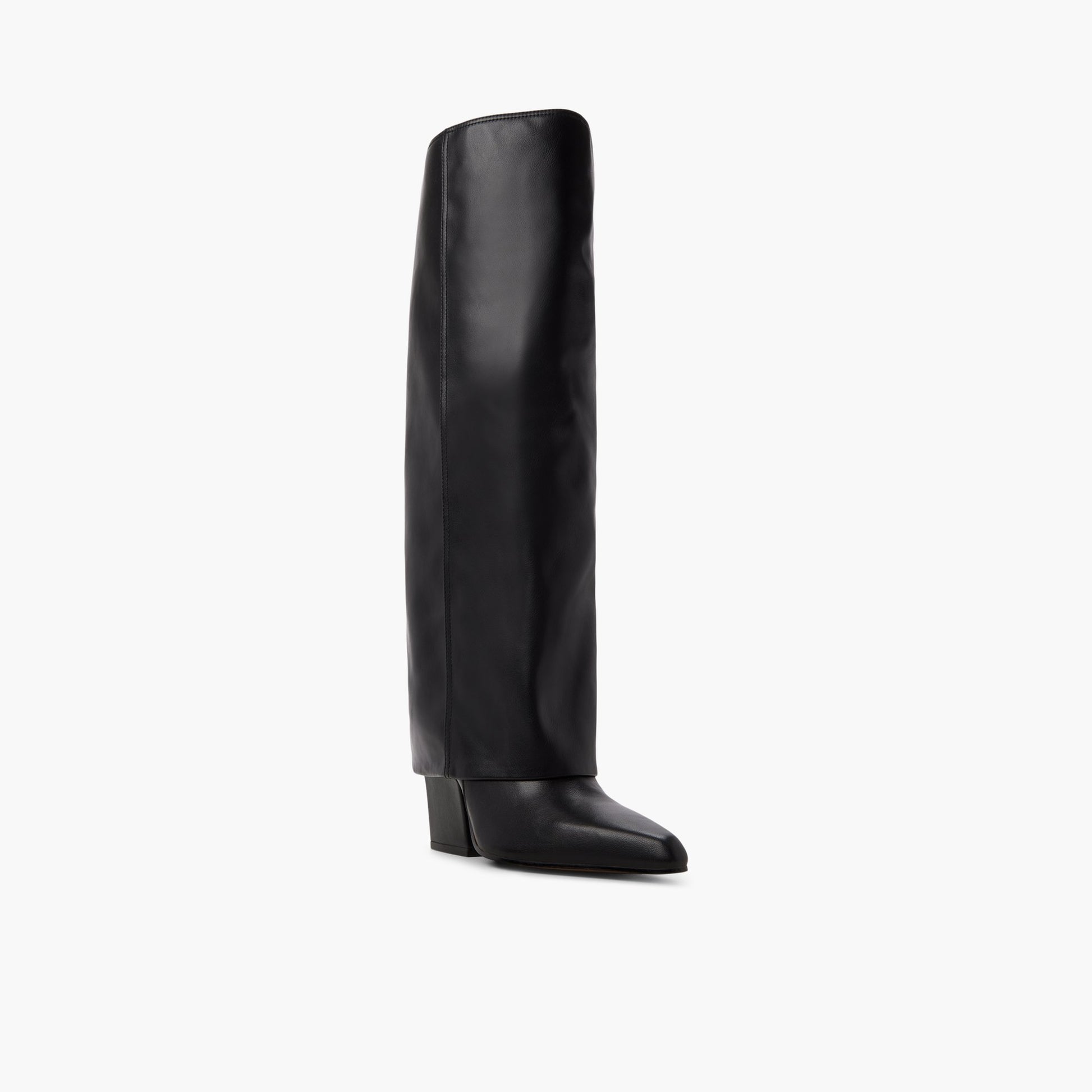 Test FR:Three-quarter angle of Noir Savanahh Bottes hautes's front side