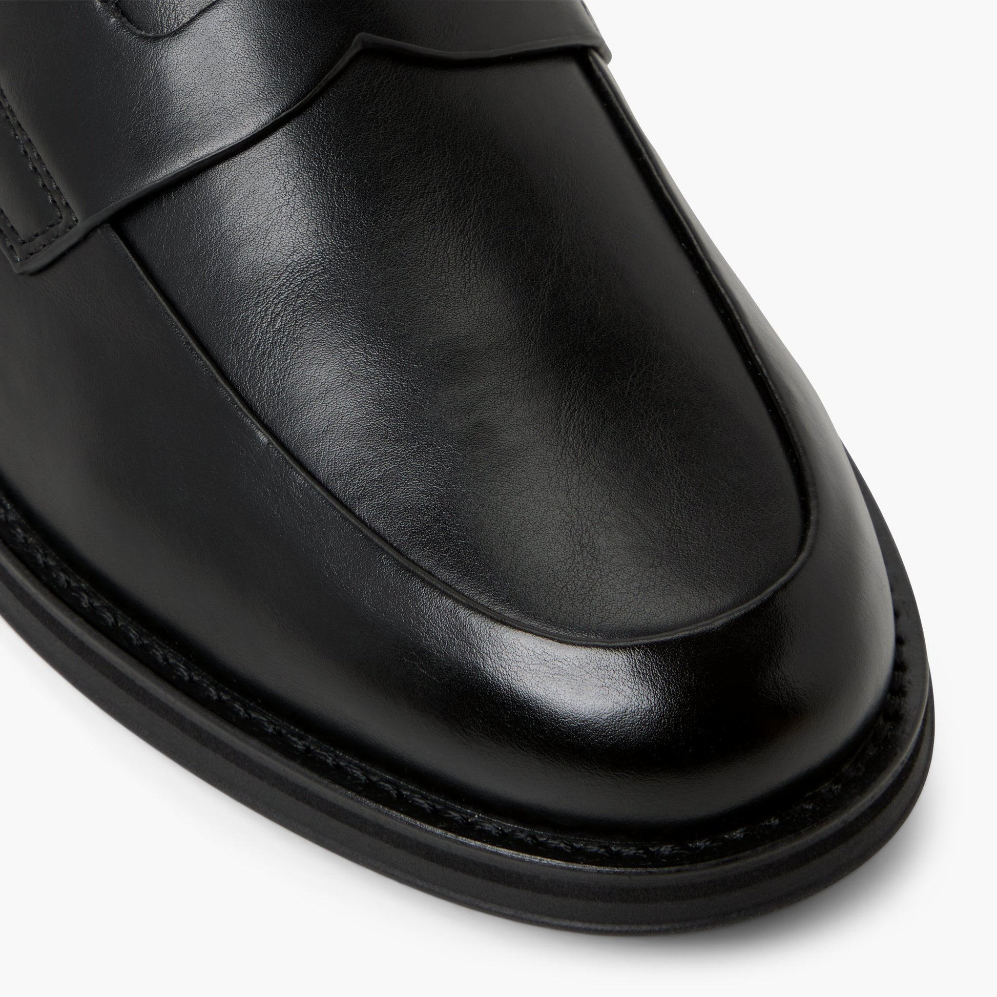Close-up of the Black Pollard Loafers