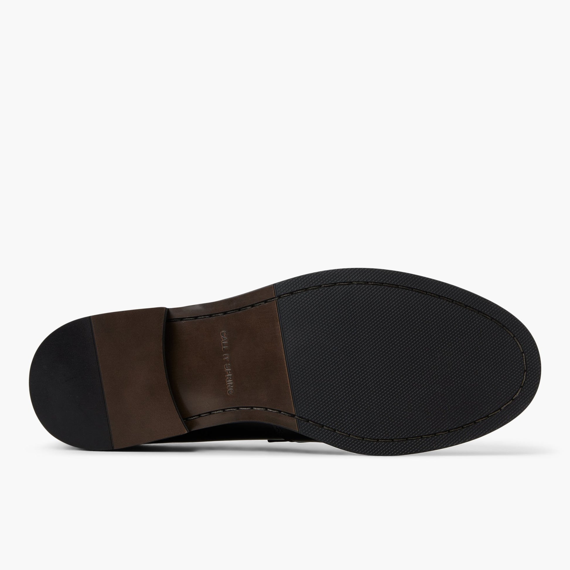 View of Black Pollard Loafers's sole