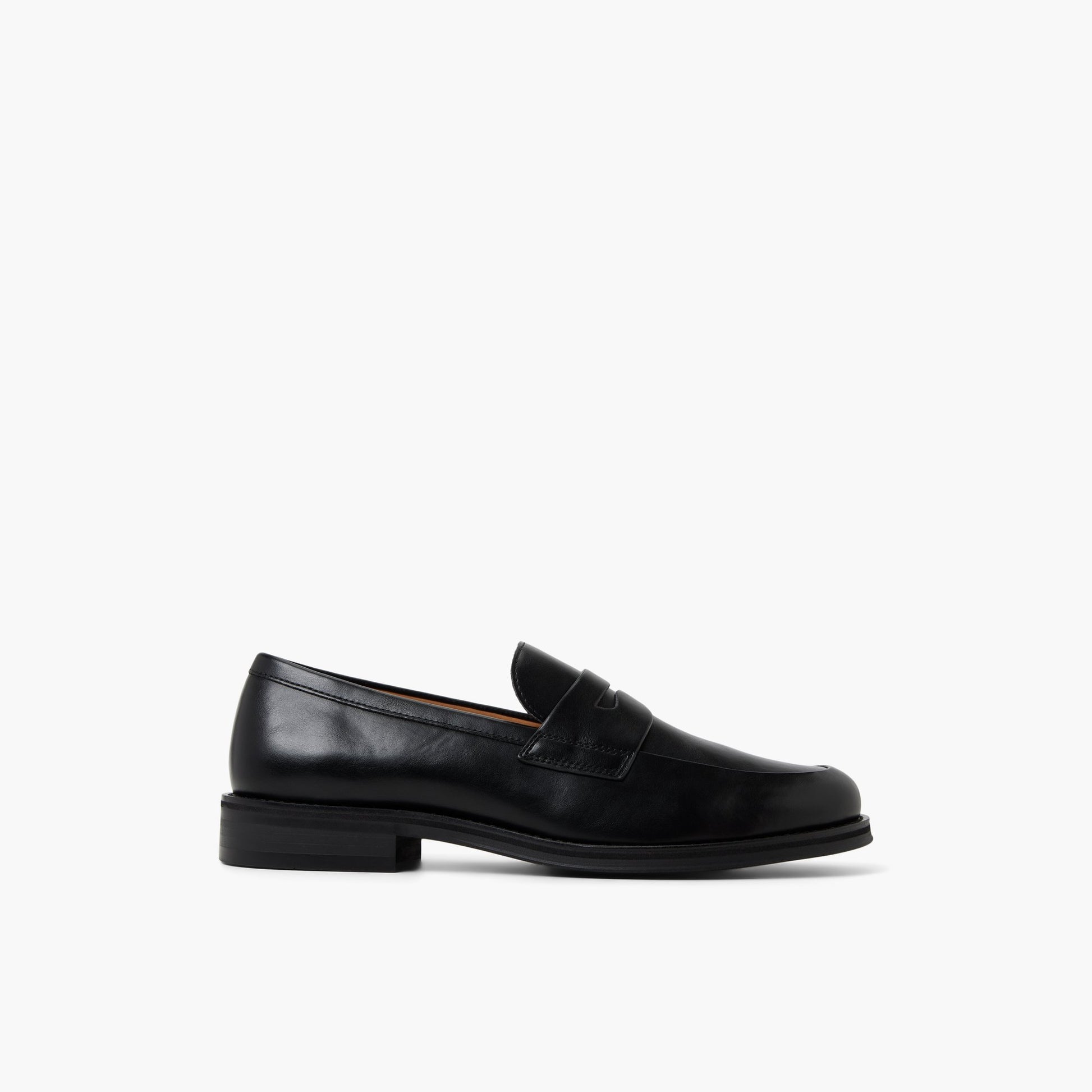 Main View of Black Pollard Loafers for Mens