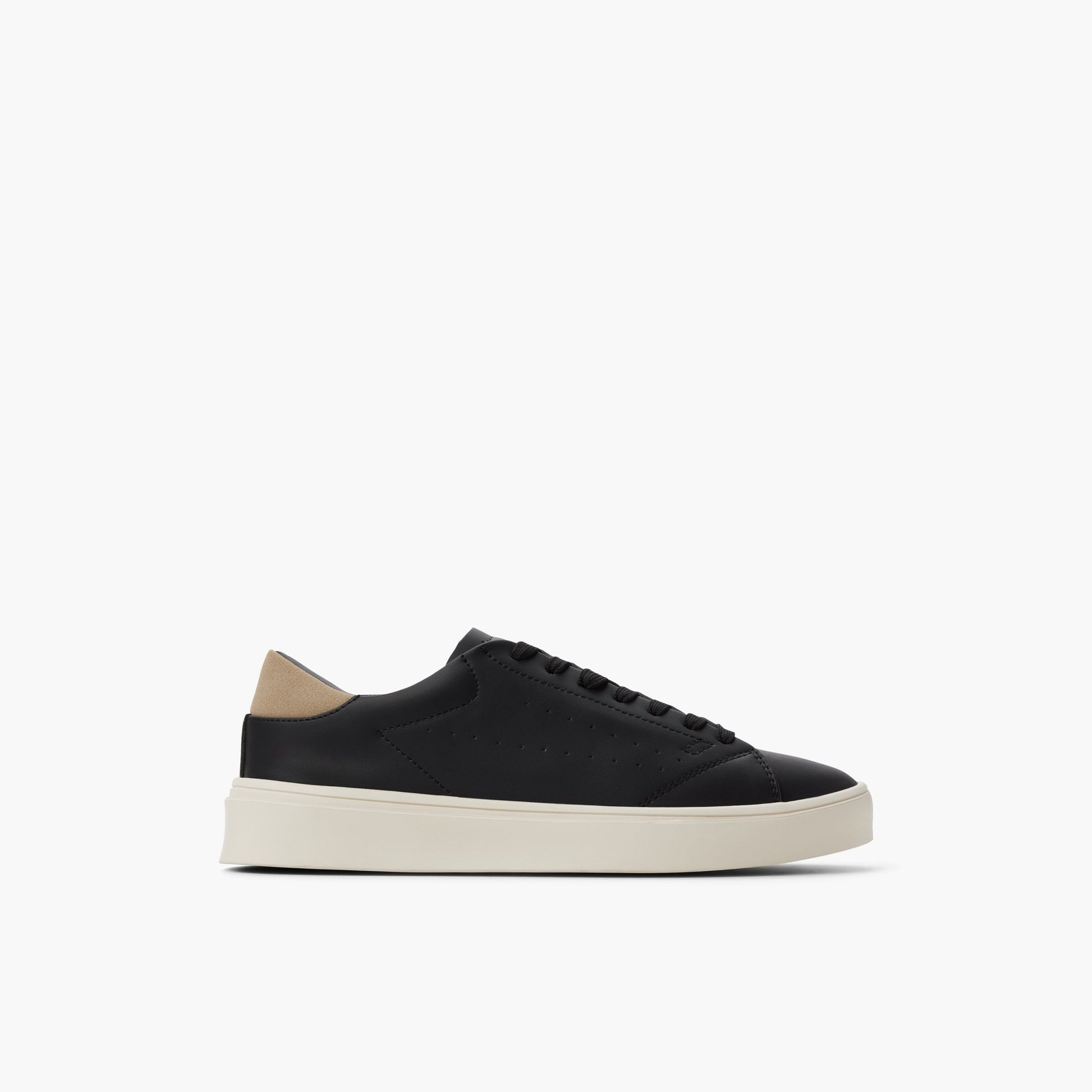 Main View of Black Hollander Low-top Sneakers for Mens