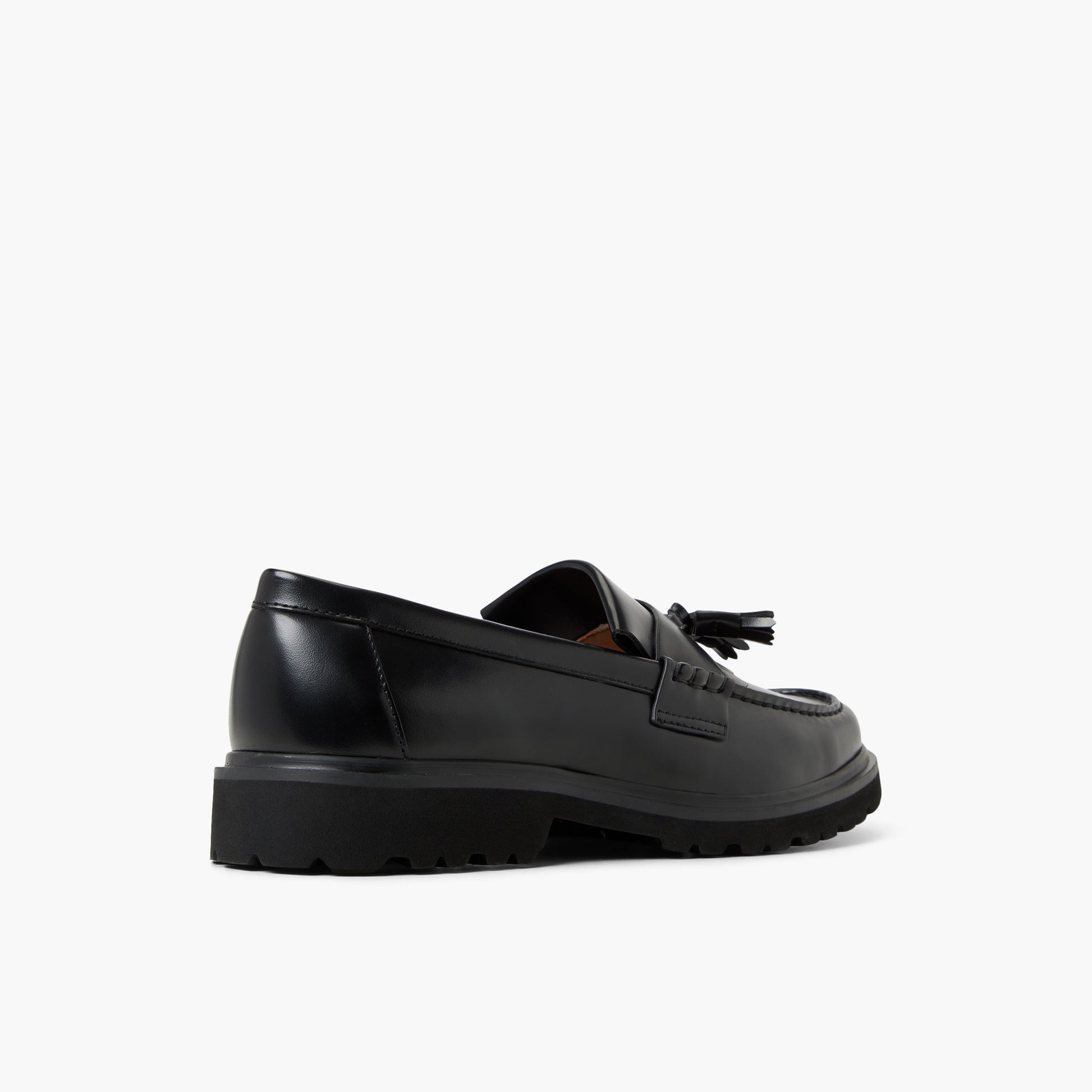 Three-quarter angle of Black Mcauley Loafers's back side
