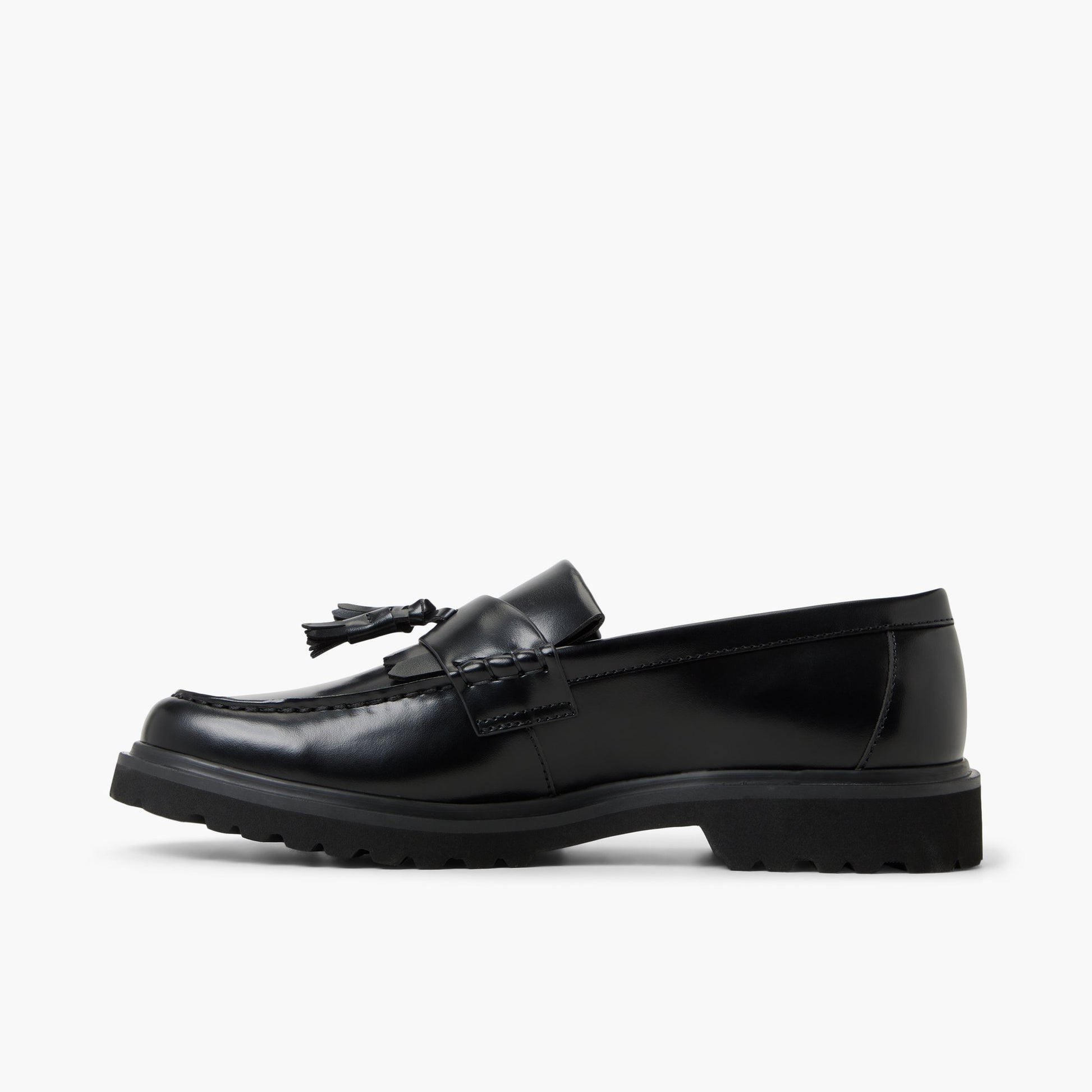 Side view of Black Mcauley Loafers