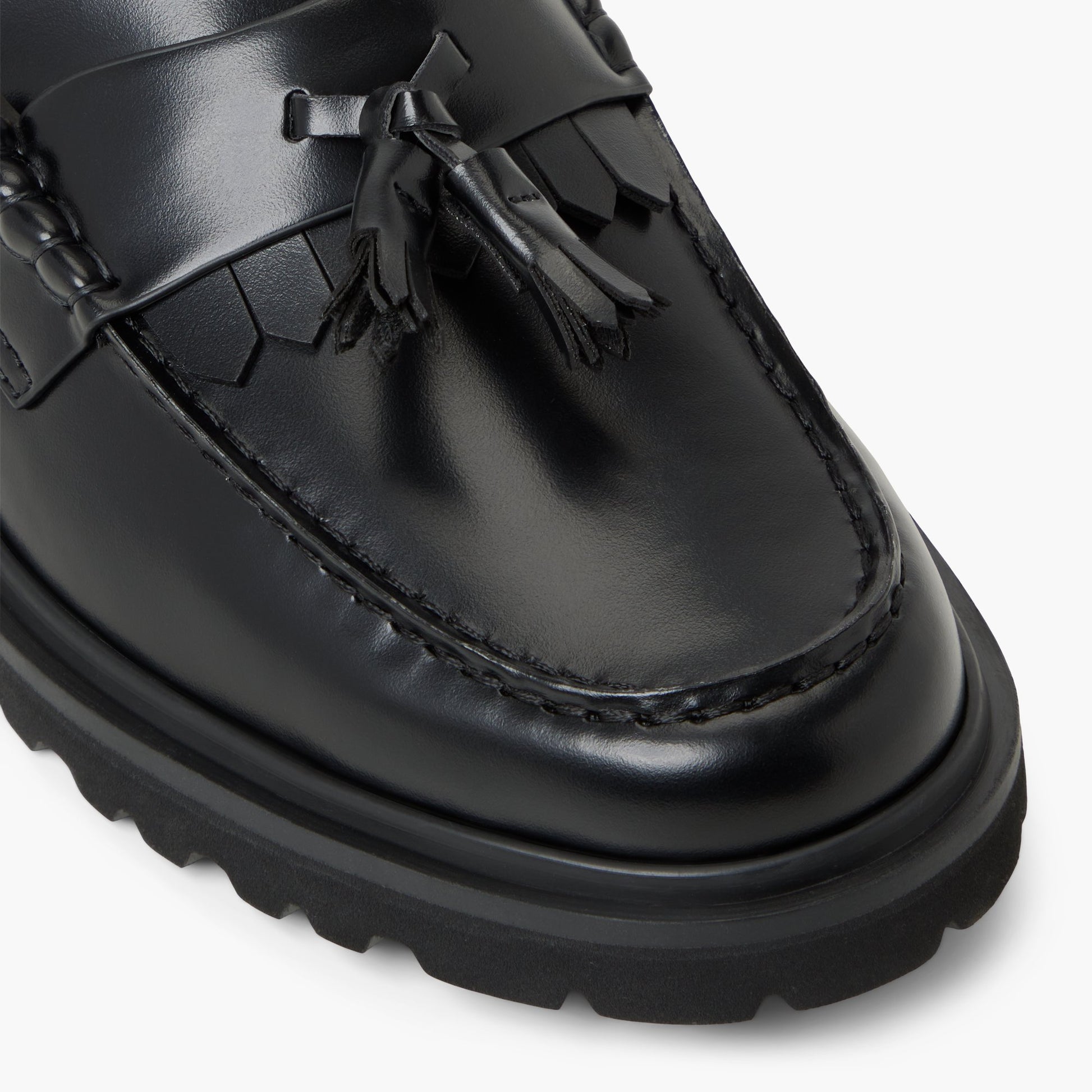 Close-up of the Black Mcauley Loafers