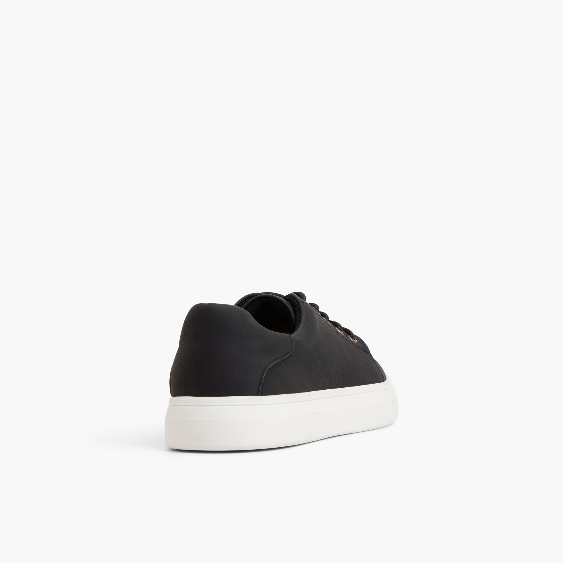 Three-quarter angle of Black Greeley Lace-up Shoes's back side