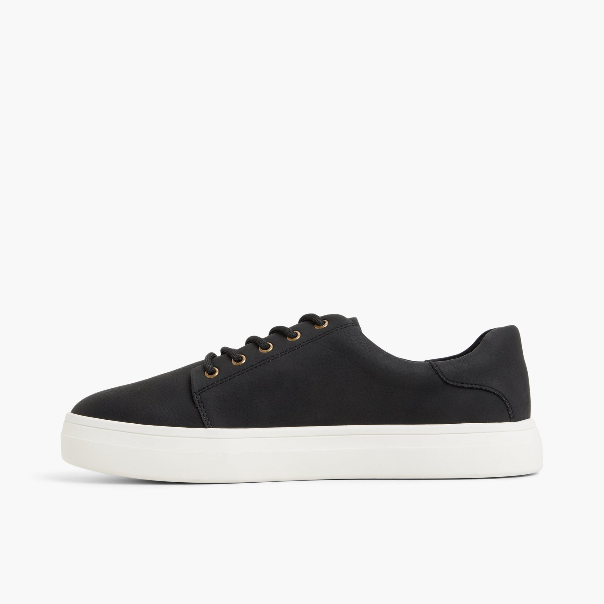 Side view of Black Greeley Lace-up Shoes