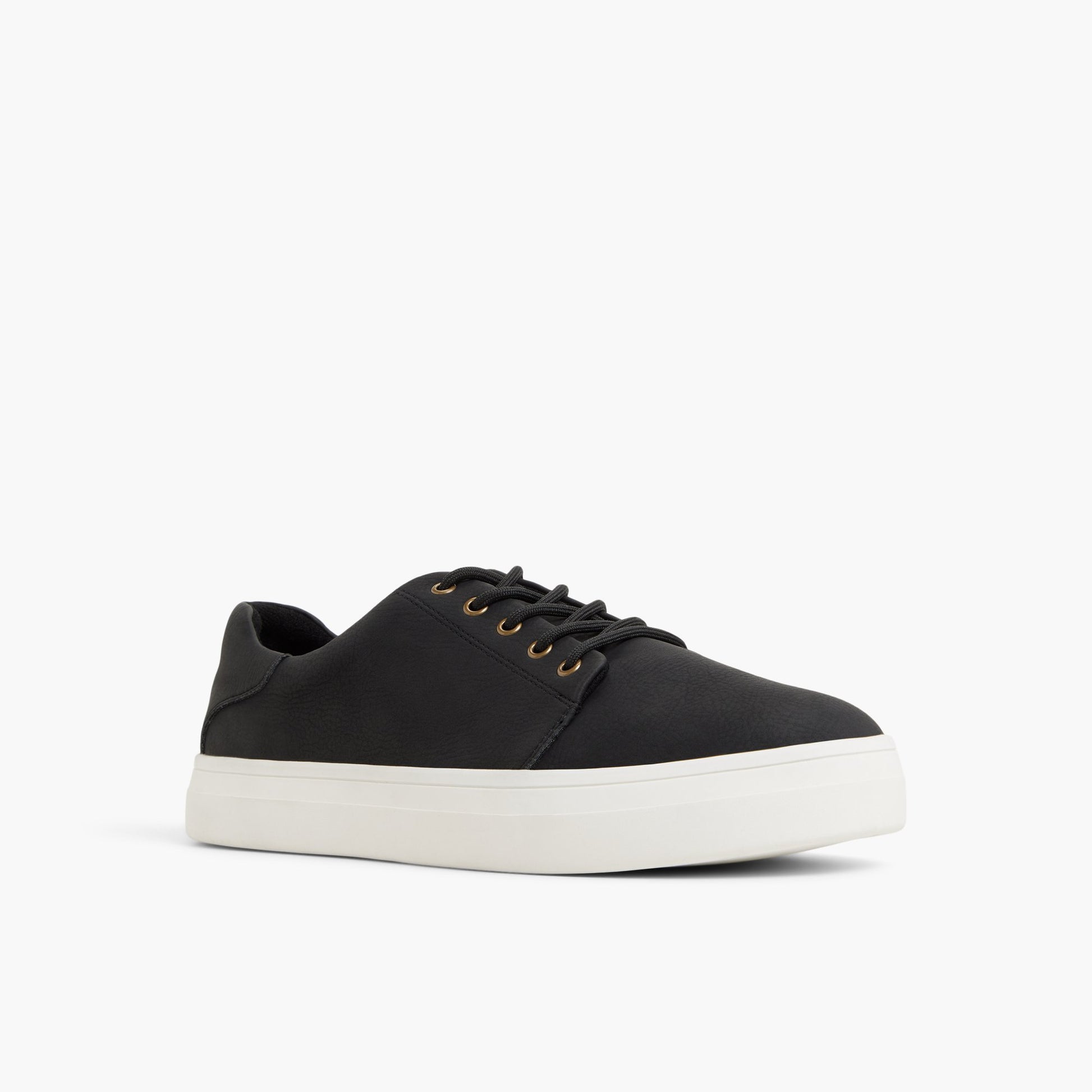 Three-quarter angle of Black Greeley Lace-up Shoes's front side