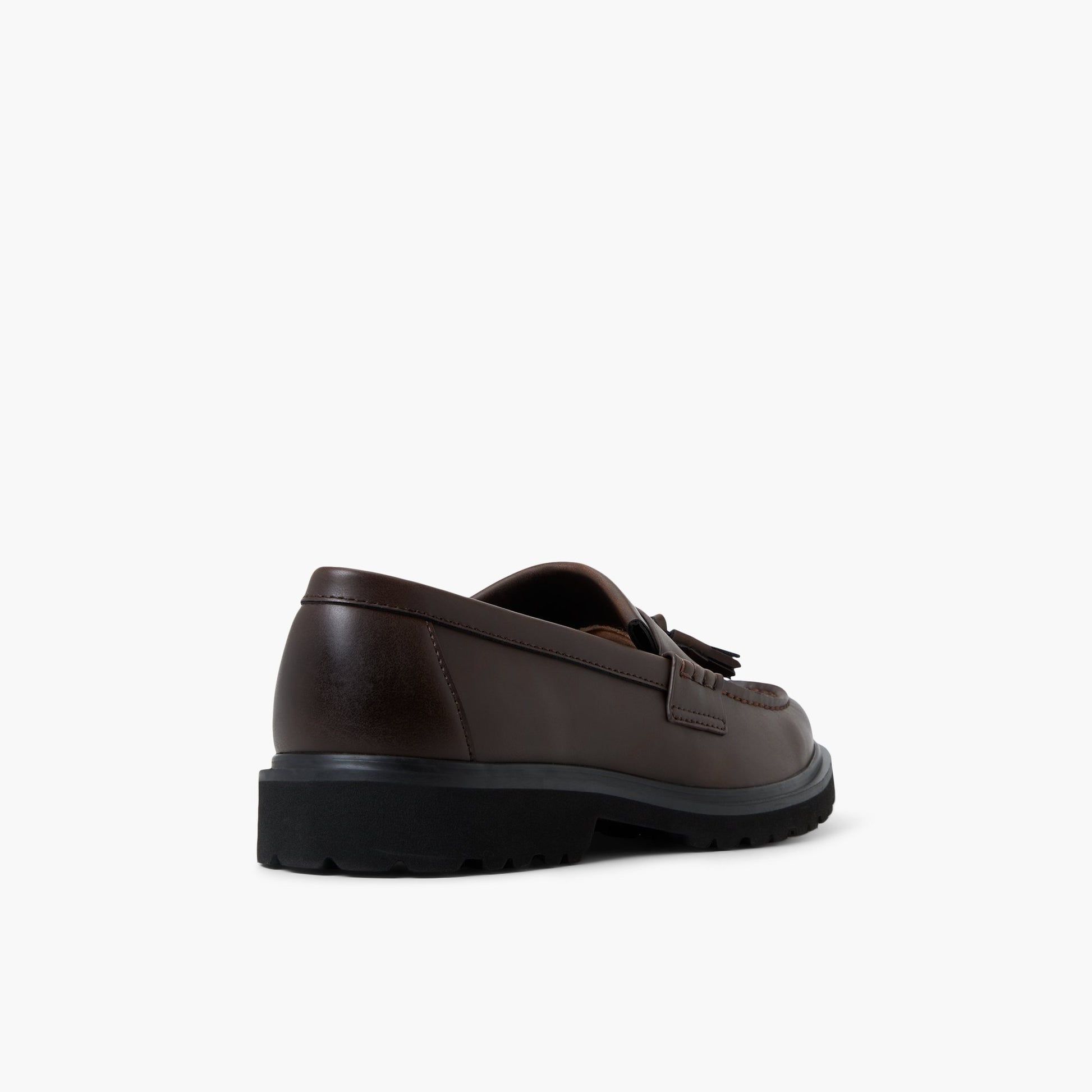 Three-quarter angle of Cognac Mcauley Loafers's back side