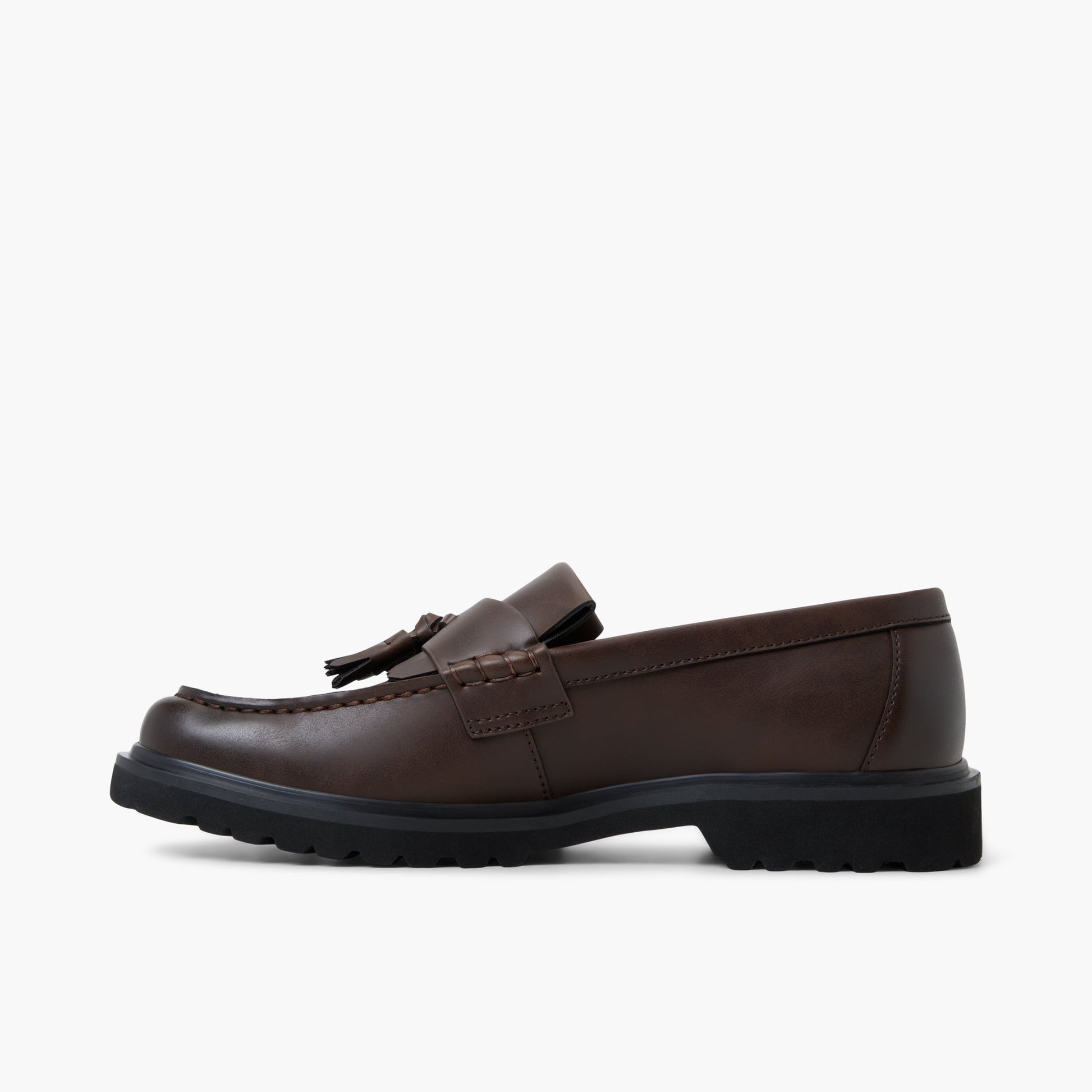 Side view of Cognac Mcauley Loafers