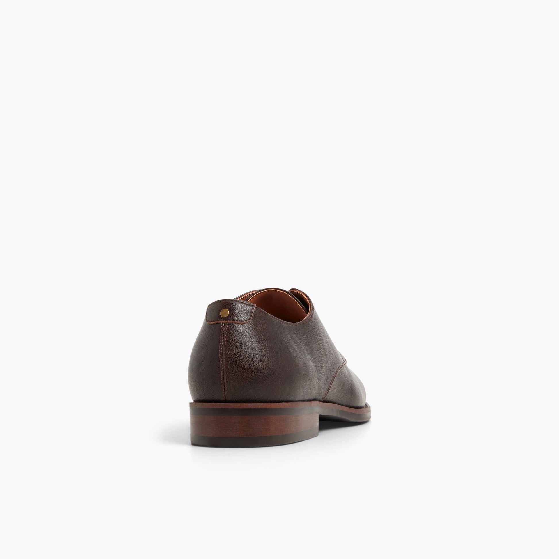 Test FR:Three-quarter angle of Marron Foncé Keslin Chaussures derby's back side