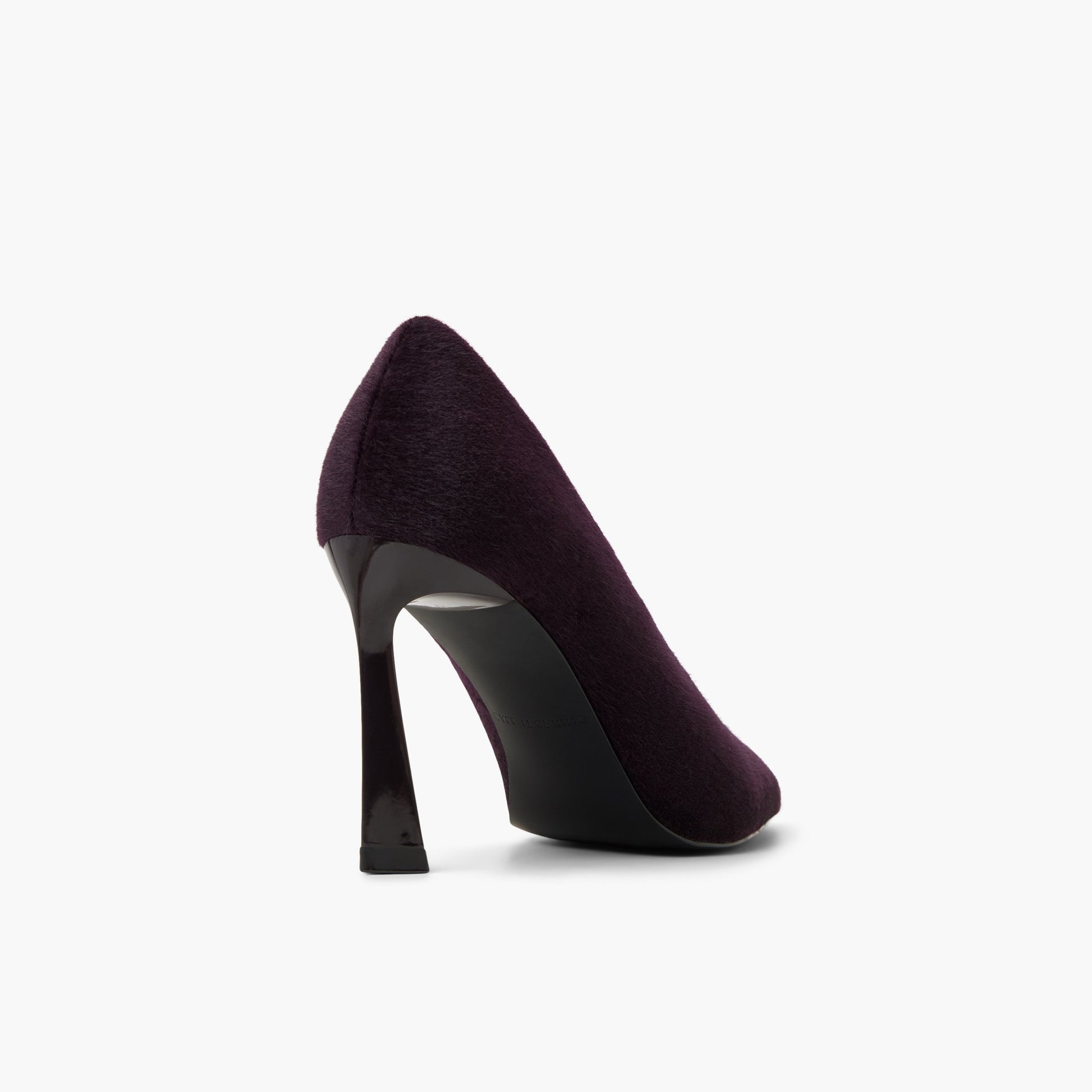 Three-quarter angle of Plum Zeynaa High-Vamp Pumps's back side