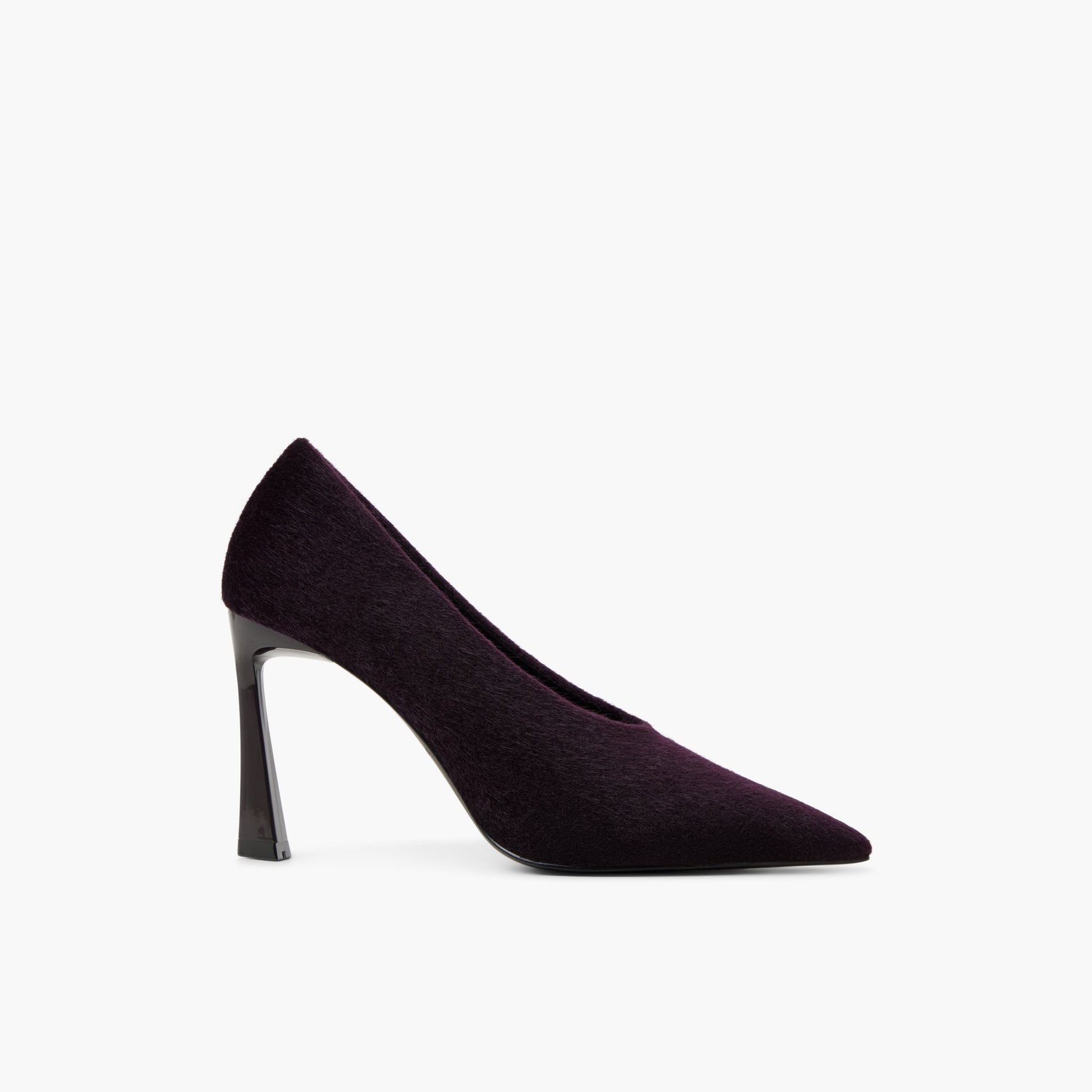 Main View of Plum Zeynaa High-Vamp Pumps for Womens