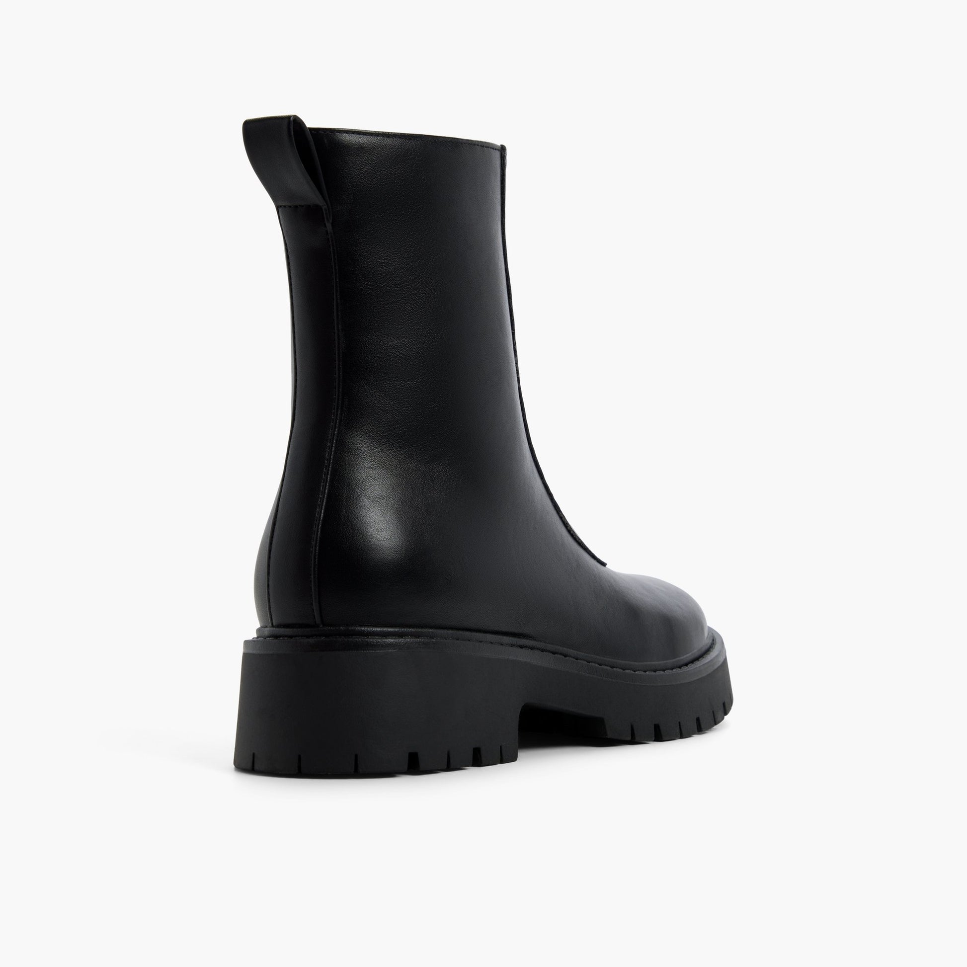 Three-quarter angle of Black Zaynder Ankle Boots's back side
