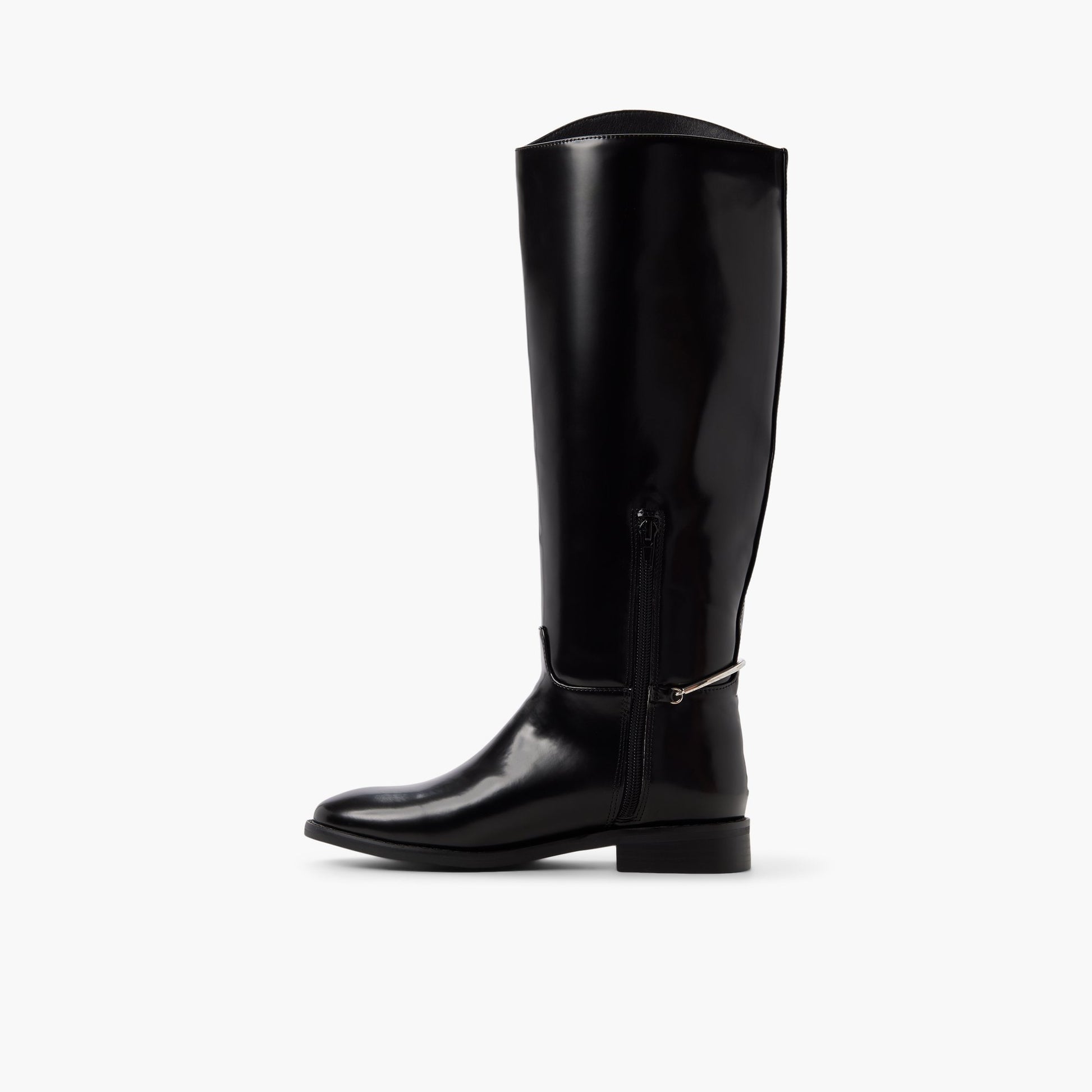 Side view of Other Black Canter Knee-High Boots