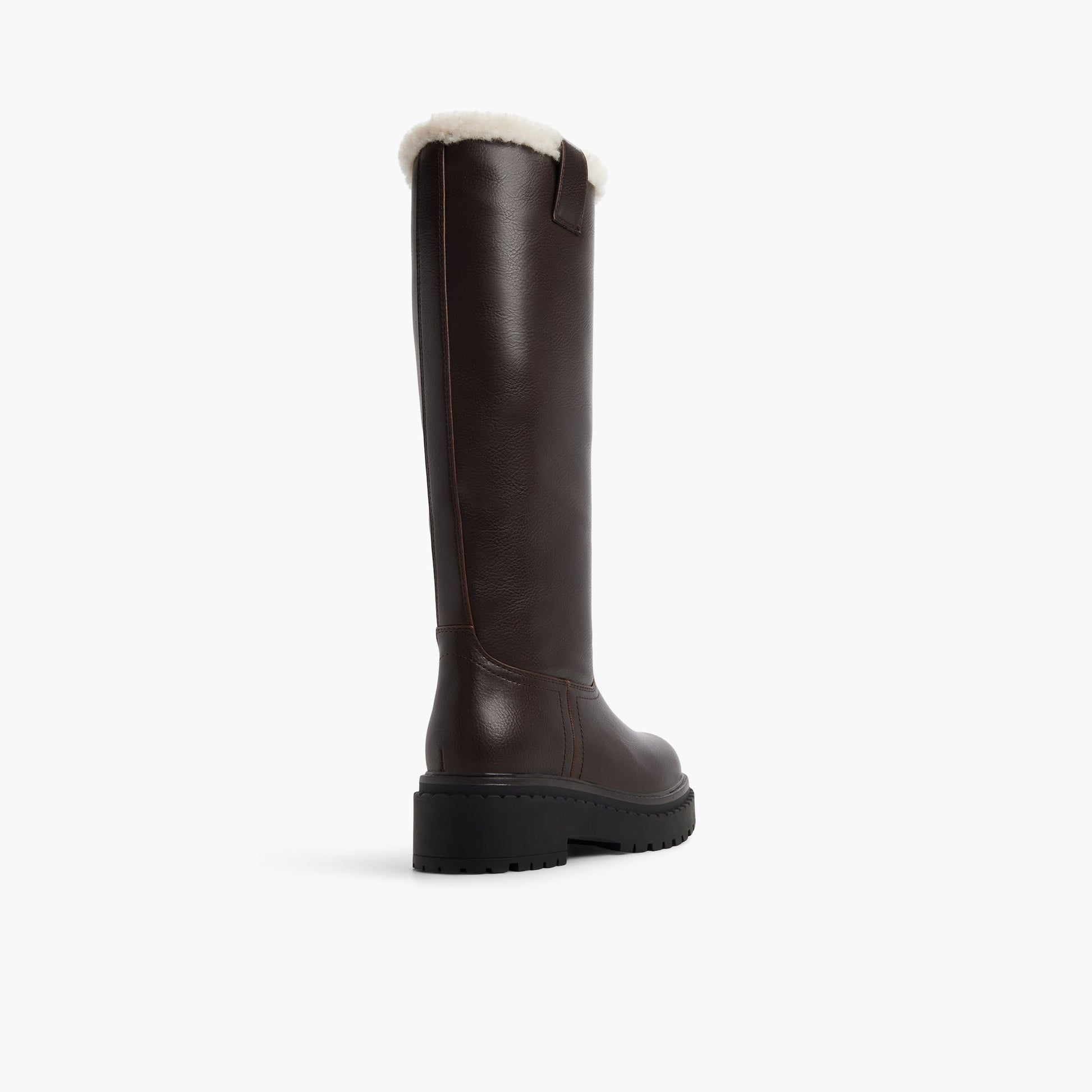 Test FR:Three-quarter angle of Autre Marron Saphire Bottes hautes's back side