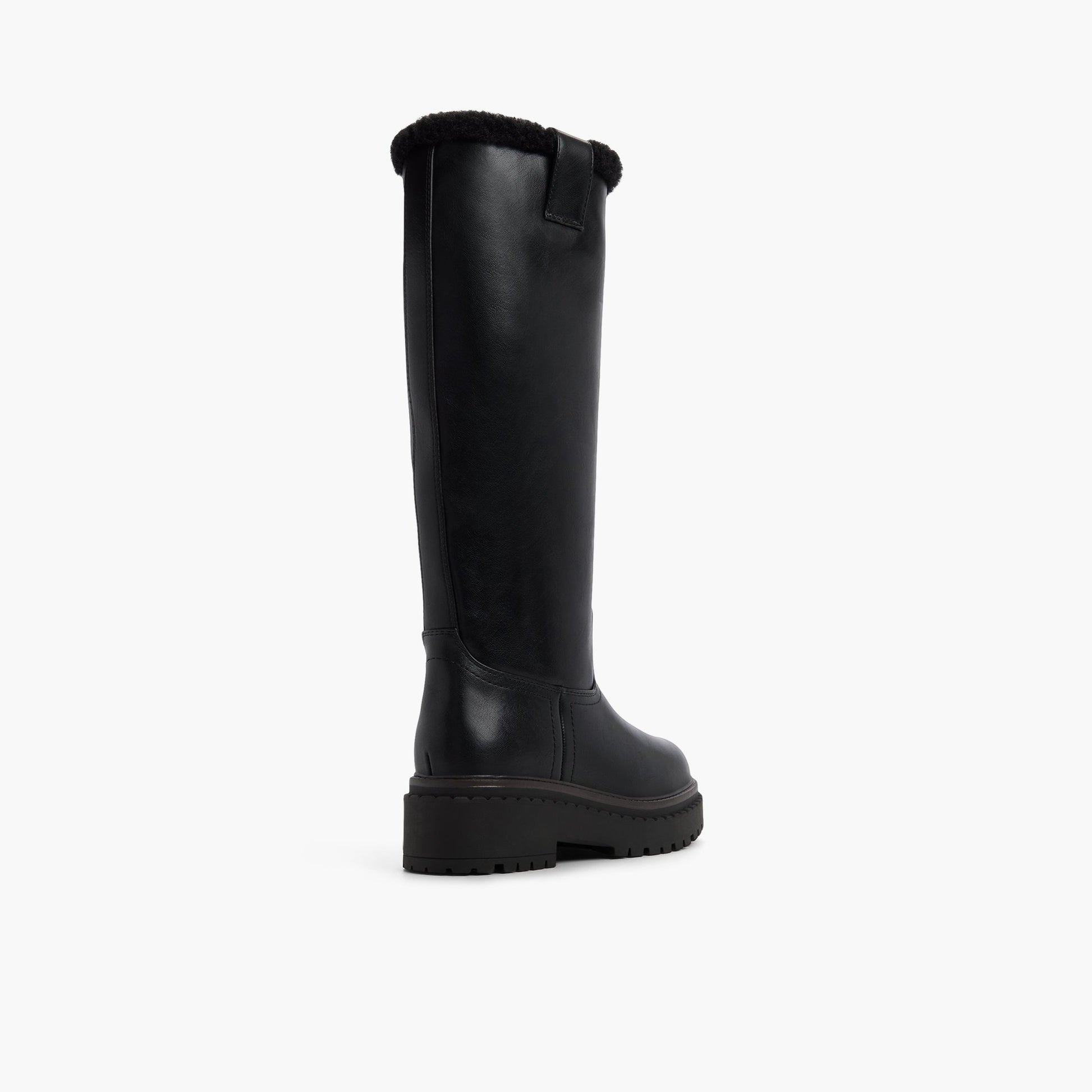 Test FR:Three-quarter angle of Autre Noir Saphire Bottes hautes's back side