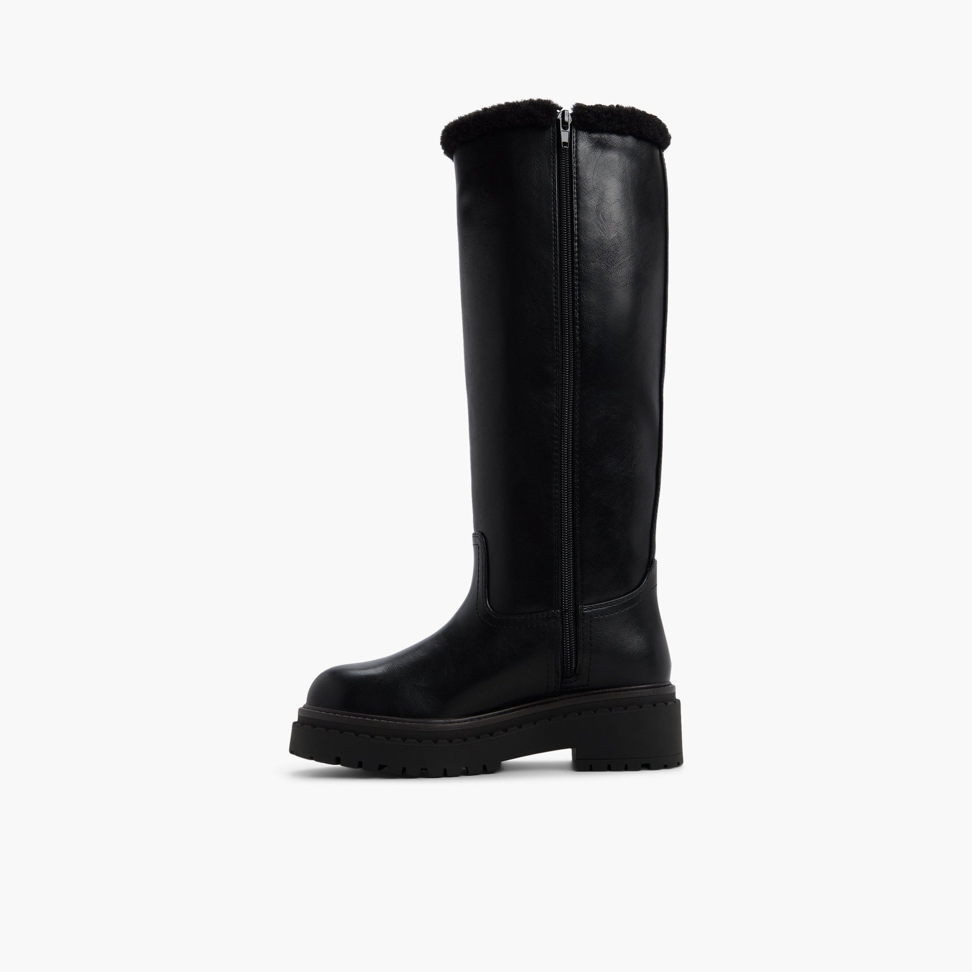 Test FR:Side view of Autre Noir Saphire Bottes hautes