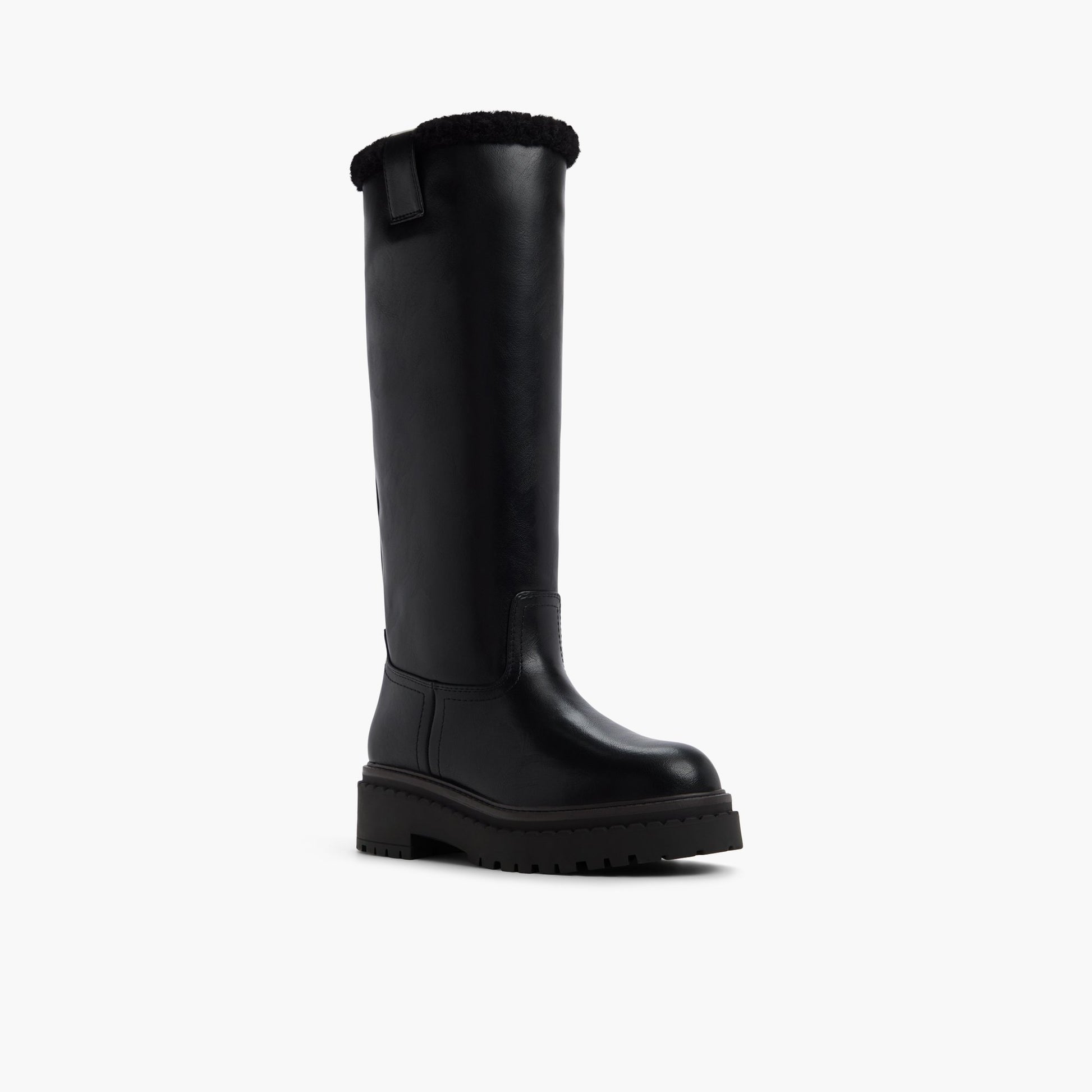 Test FR:Three-quarter angle of Autre Noir Saphire Bottes hautes's front side