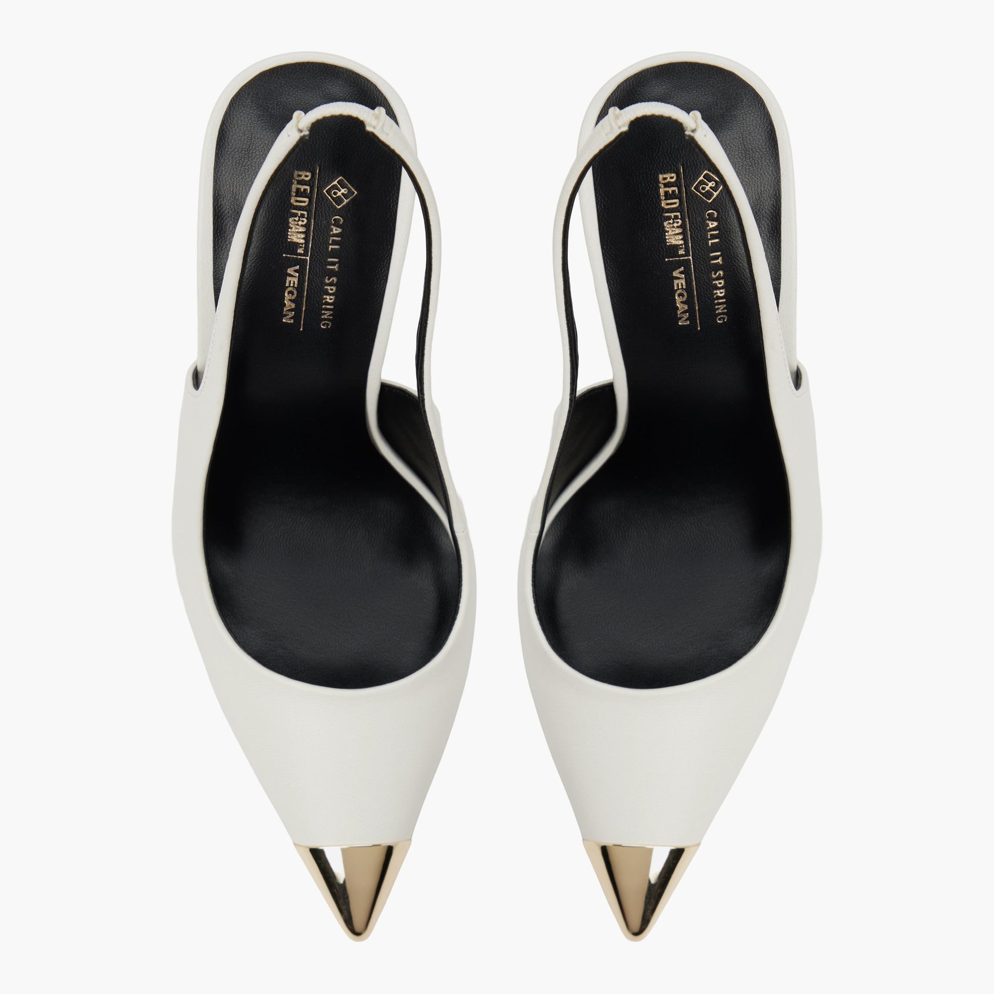 Top-down view of the Ice Giuliaa Slingback High Heels