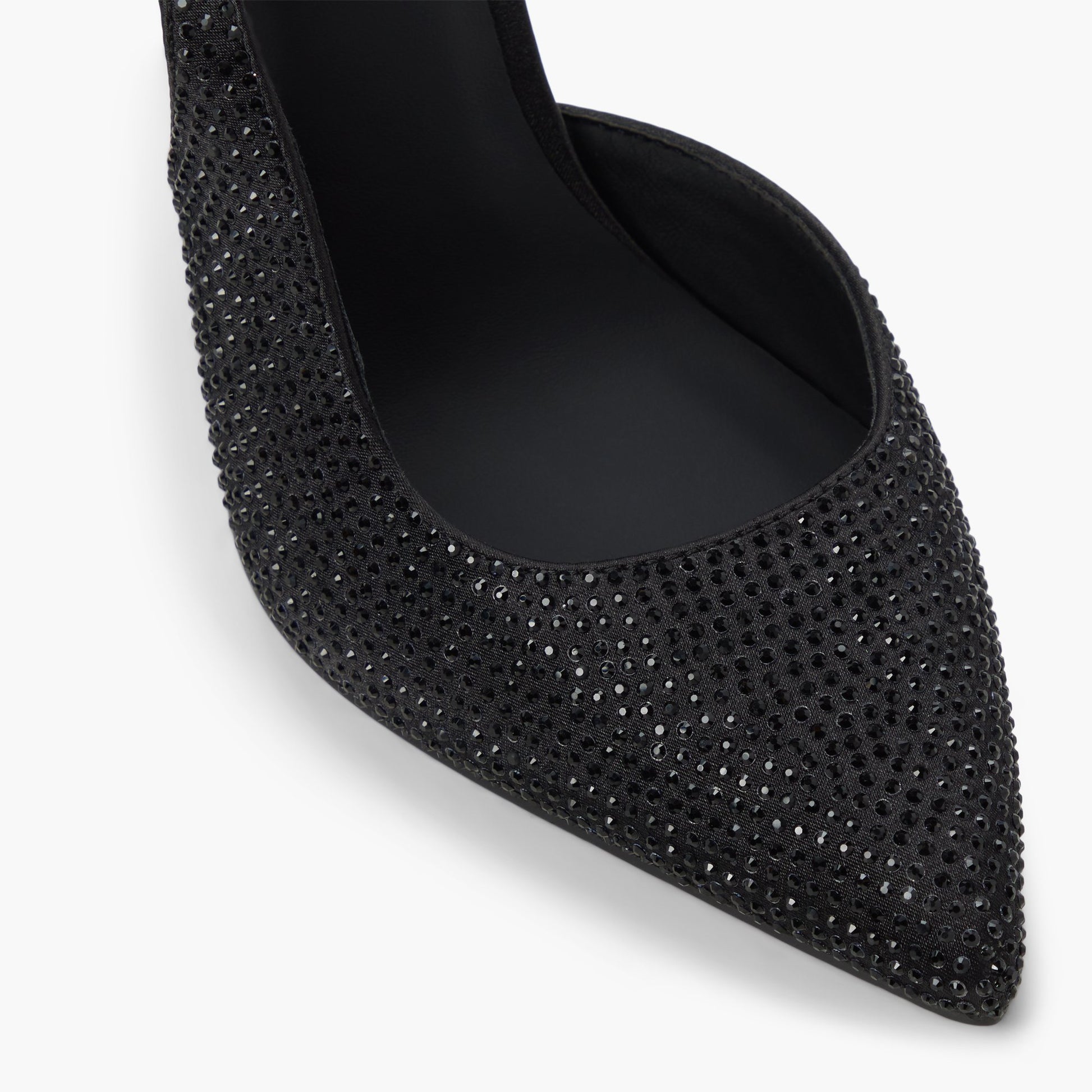 Close-up of the Black Antheia High heel pumps