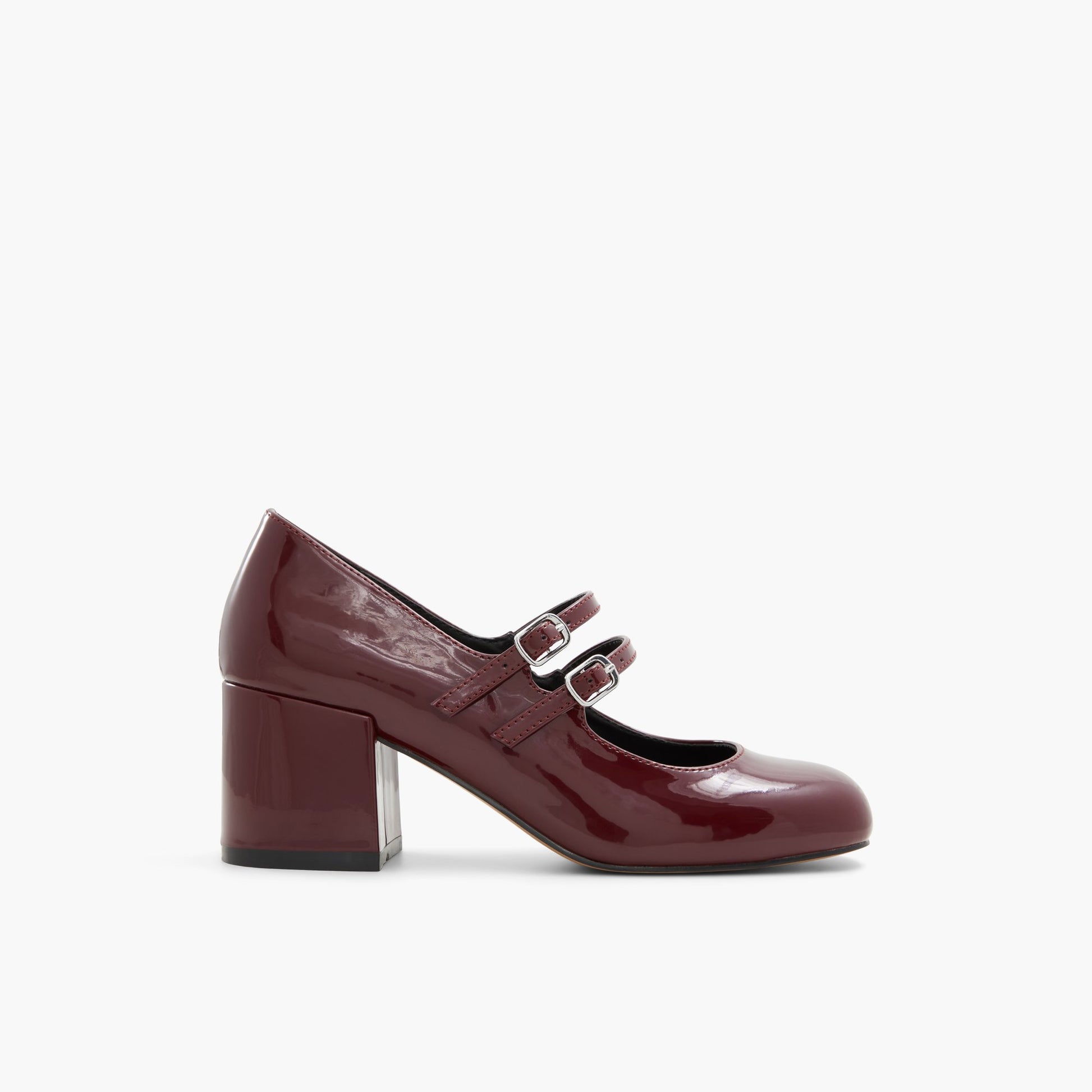 Main View of Bordo Ruubyy Block Heel Mary Janes for Womens