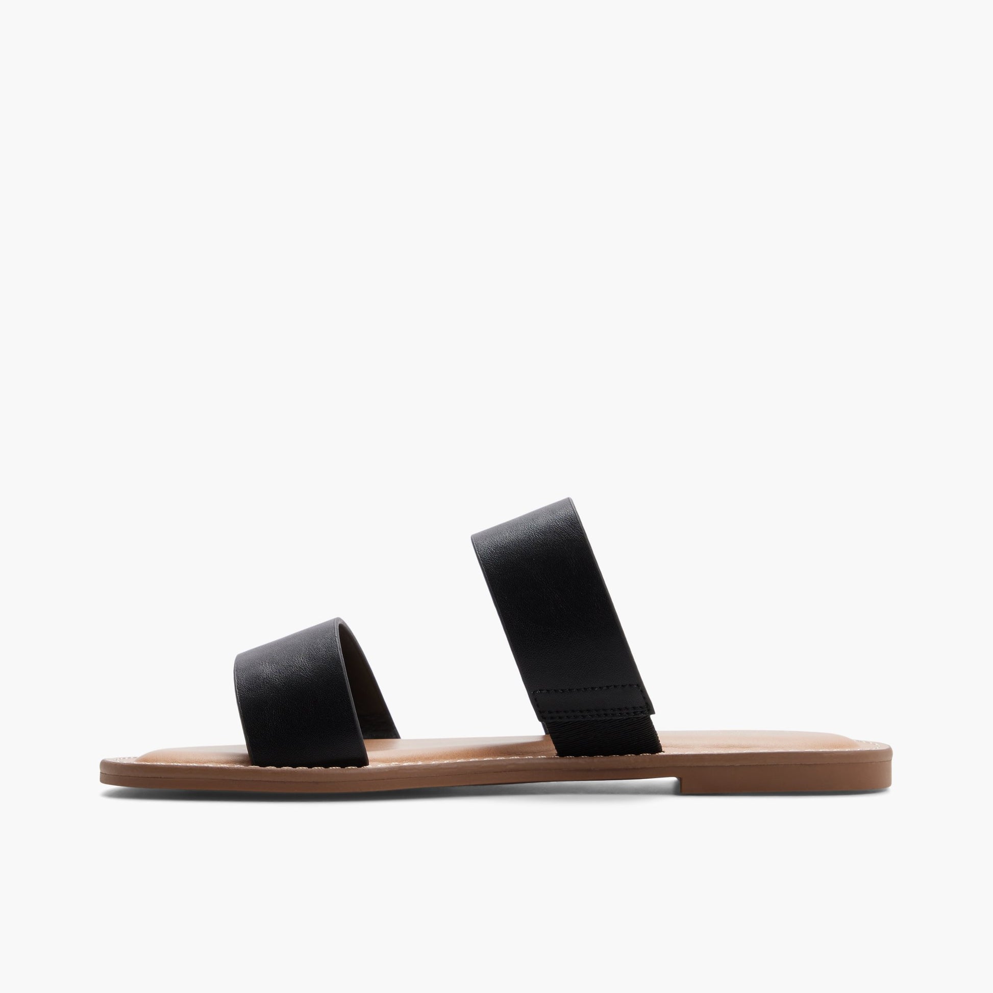 Side view of Black Mirae Sandals