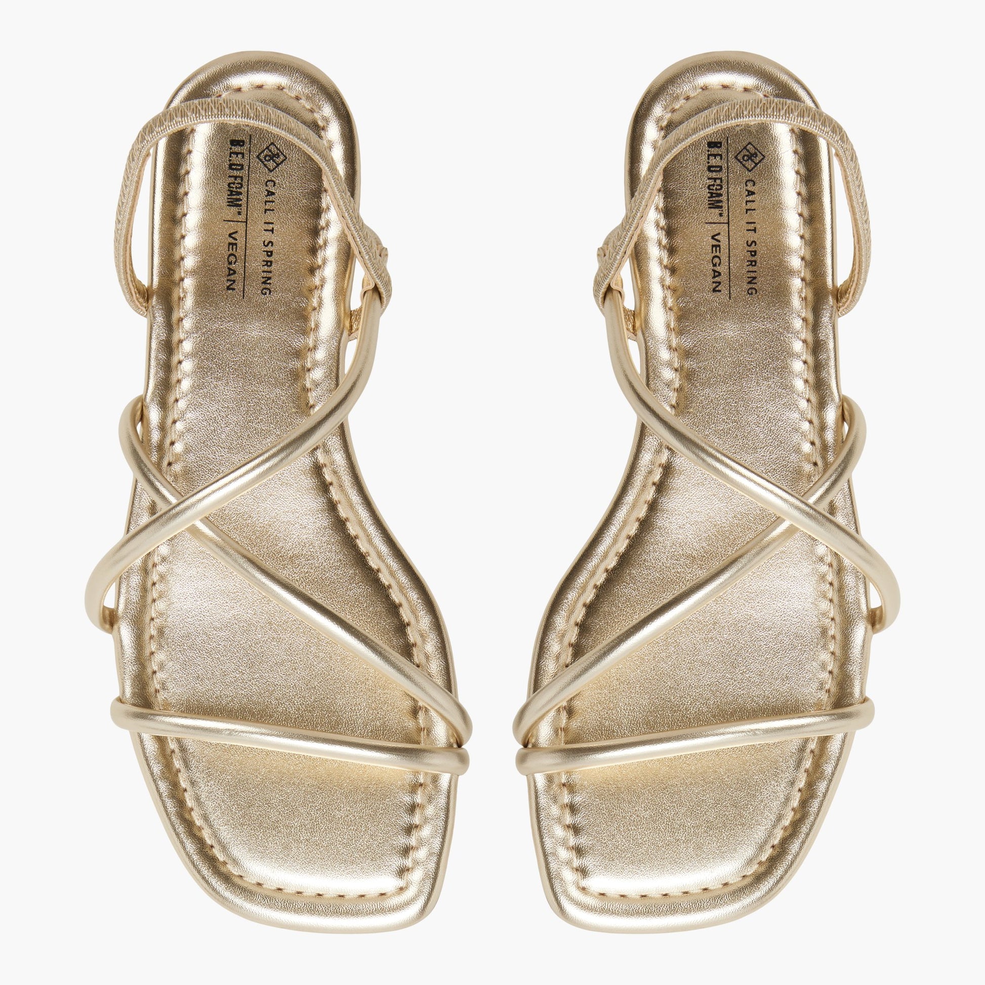 Test FR:Top-down view of the Or Viira Sandales à brides