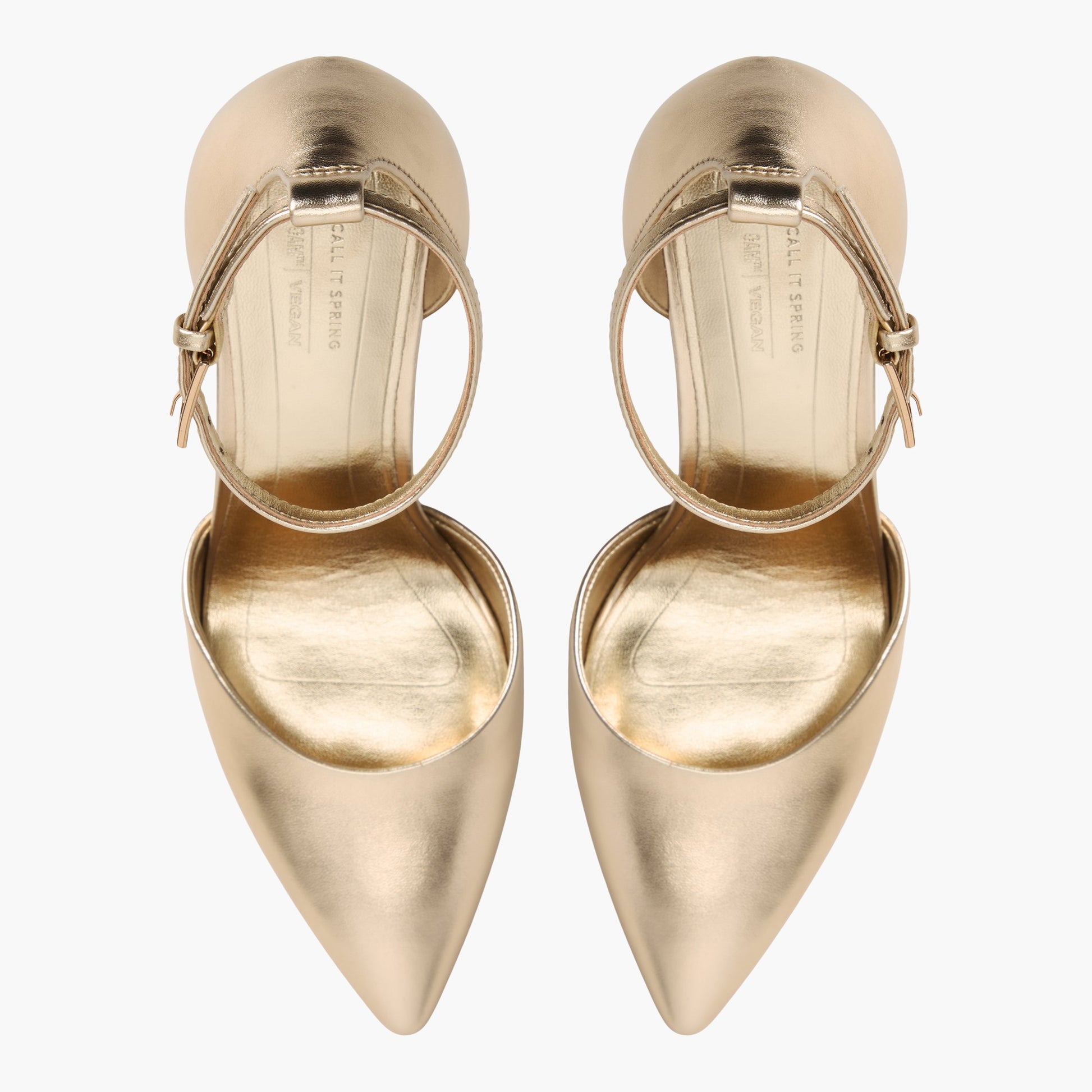 Test FR:Top-down view of the Or Kimmie Escarpins à talons hauts