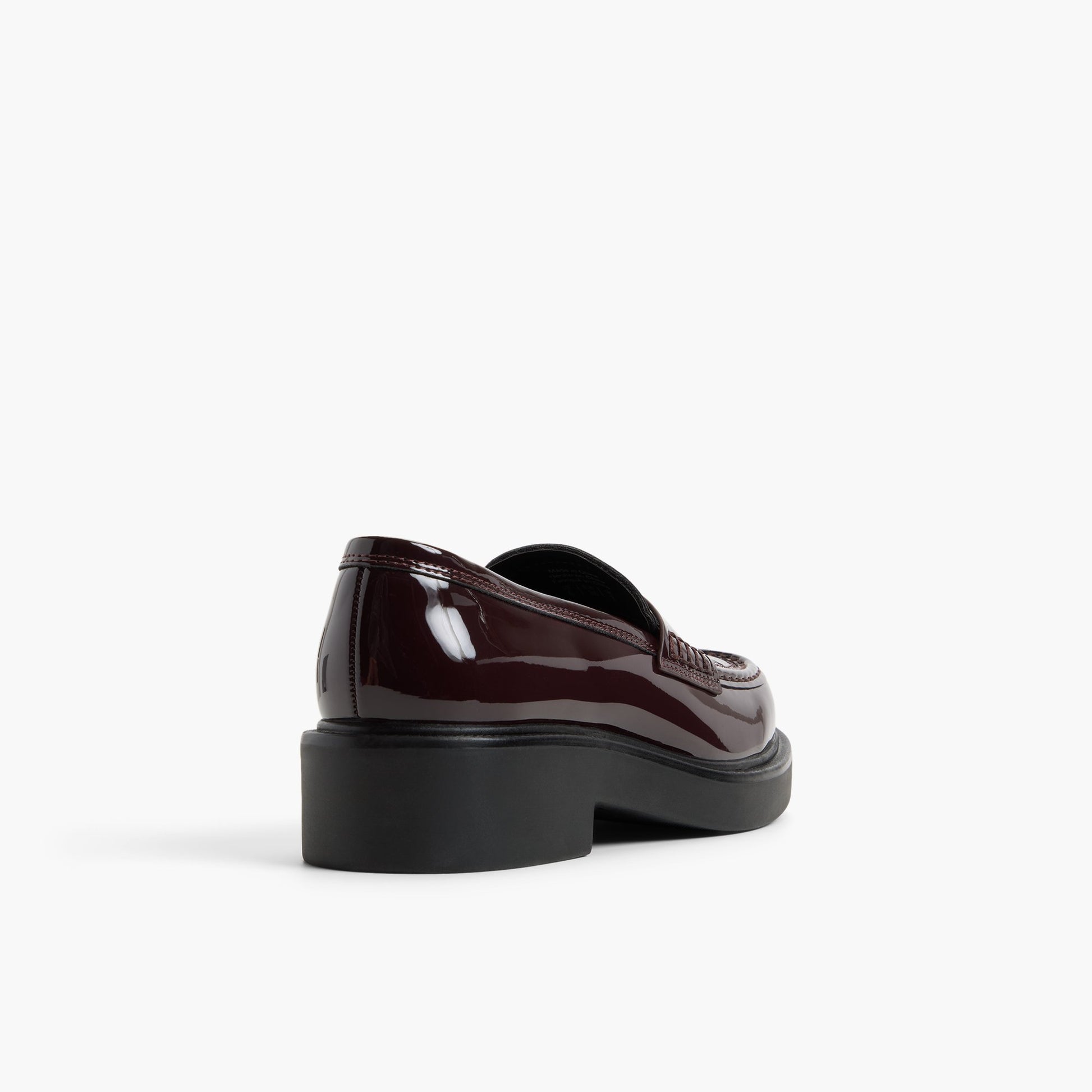 Three-quarter angle of Bordo Vallie Loafers's back side