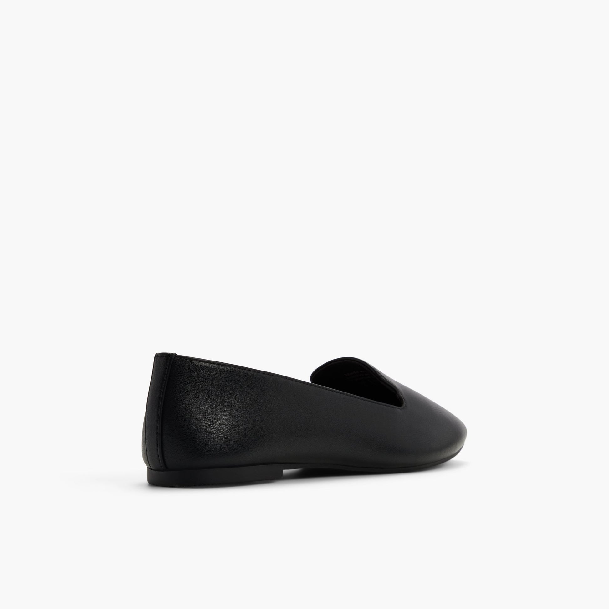 Three-quarter angle of Black Elva Loafers's back side