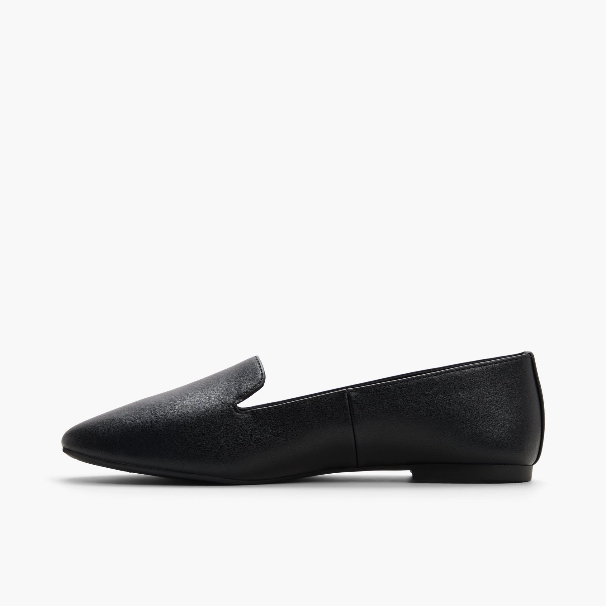 Side view of Black Elva Loafers