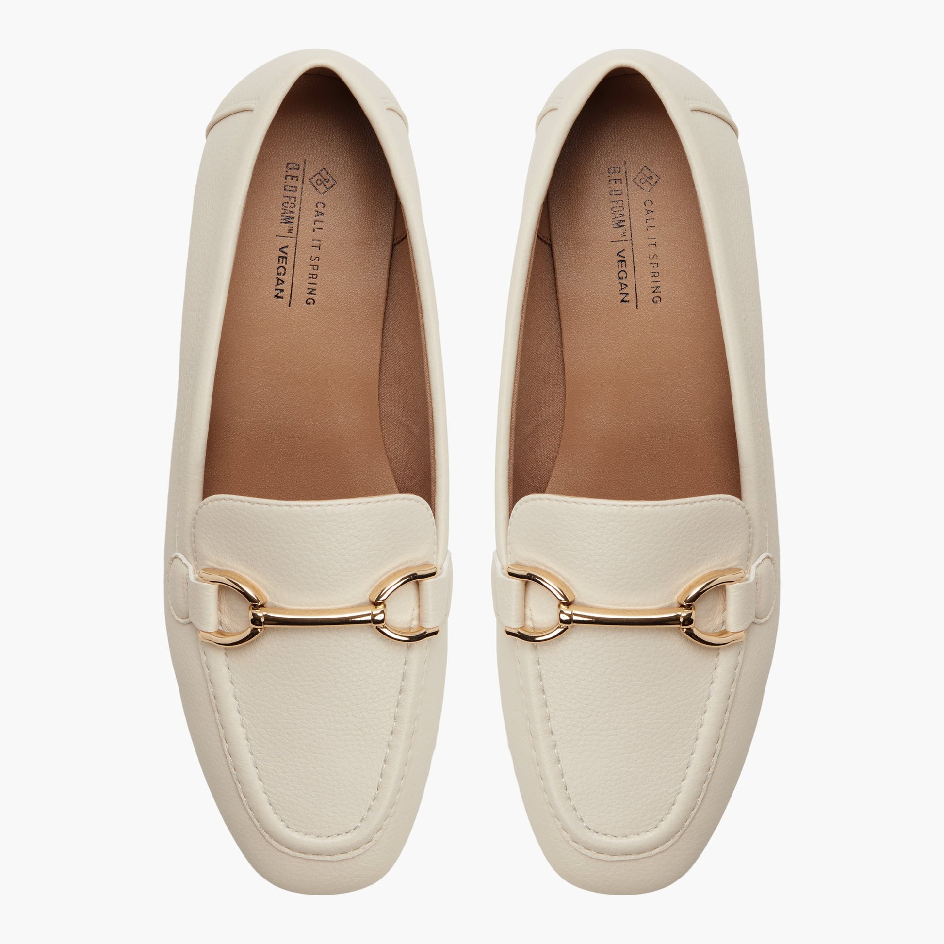 Top-down view of the Ice Dorra Loafers