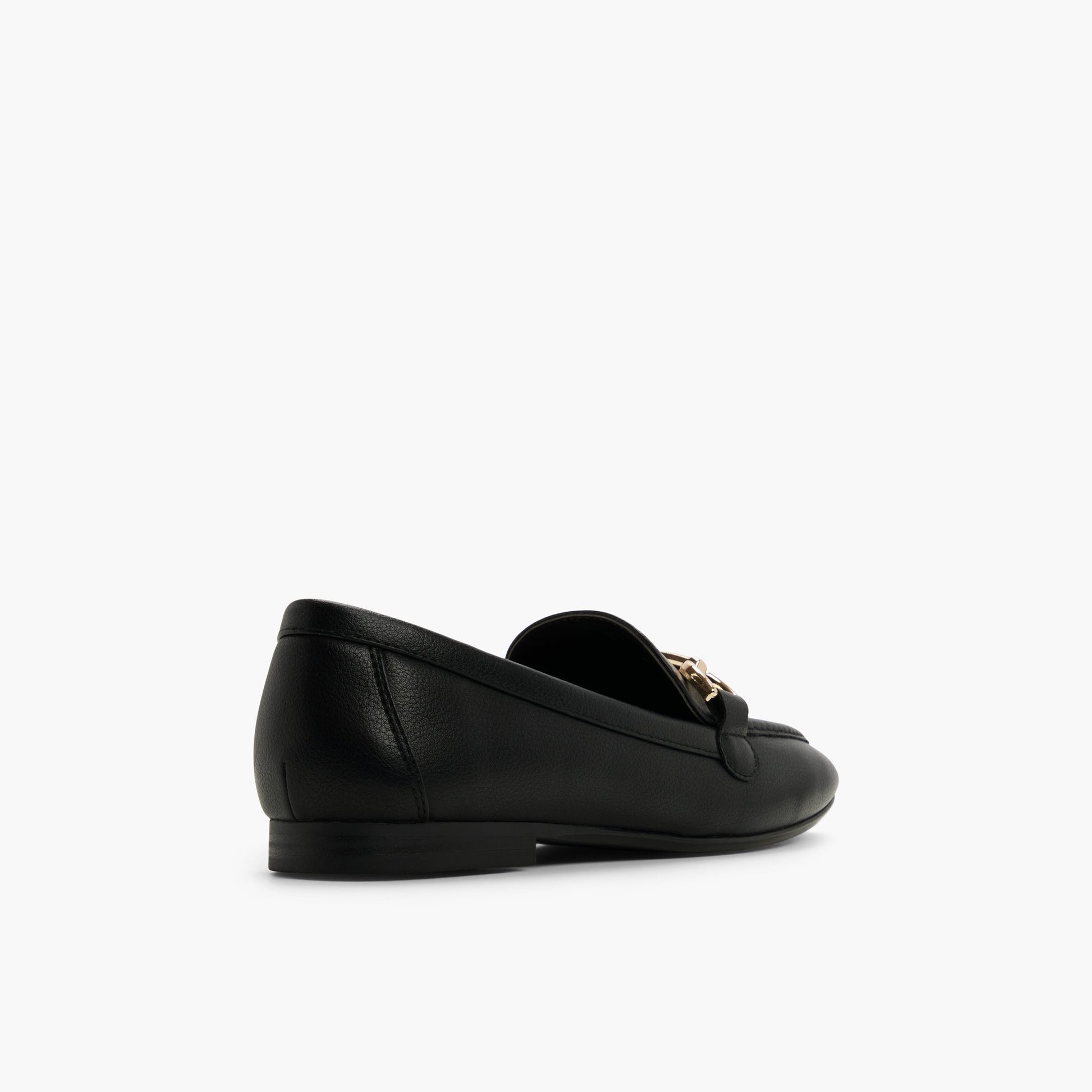 Three-quarter angle of Black Dorra Loafers's back side