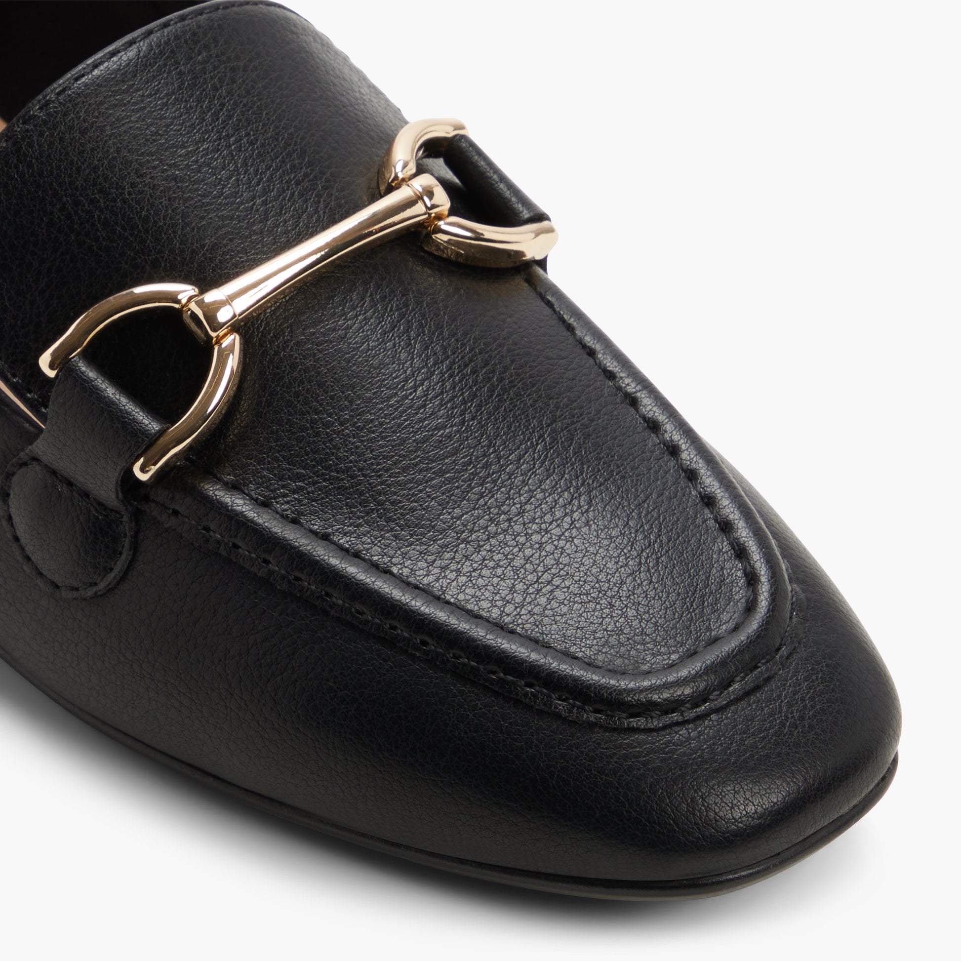 Close-up of the Black Dorra Loafers