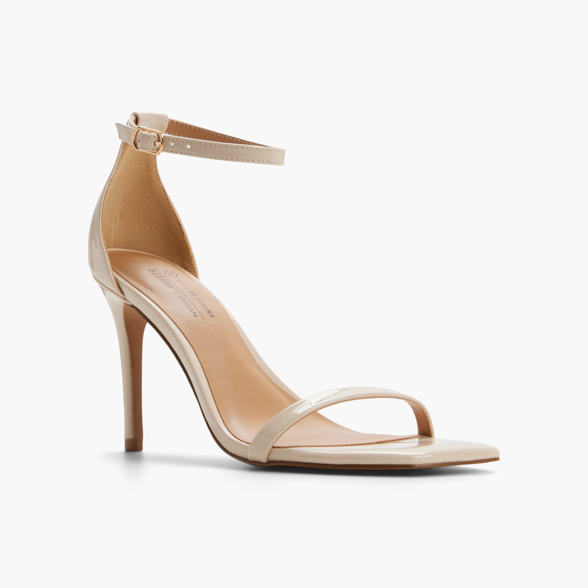 Three-quarter angle of Ice Leyyla Heeled Sandals's front side