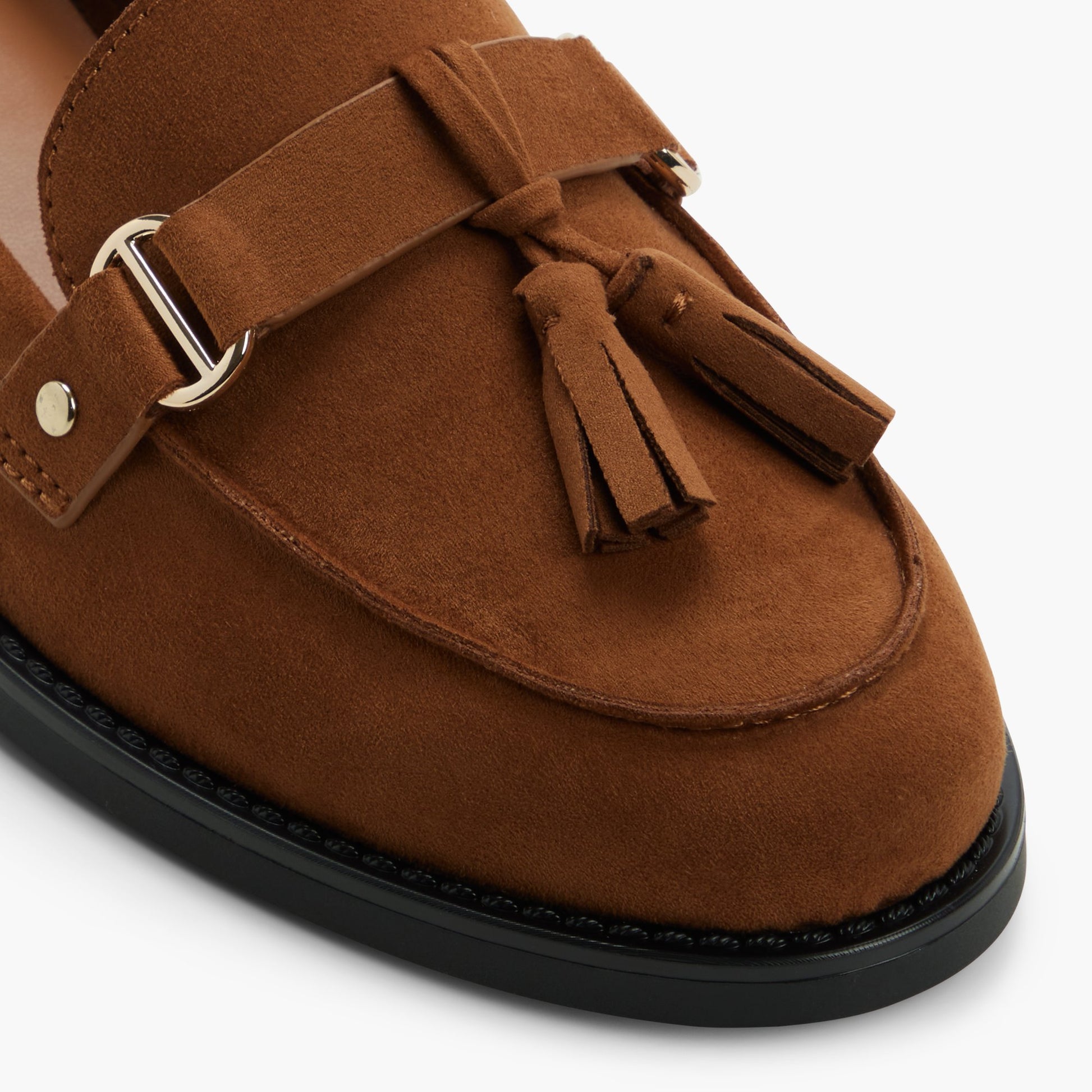 Close-up of the Cognac Attina Loafers