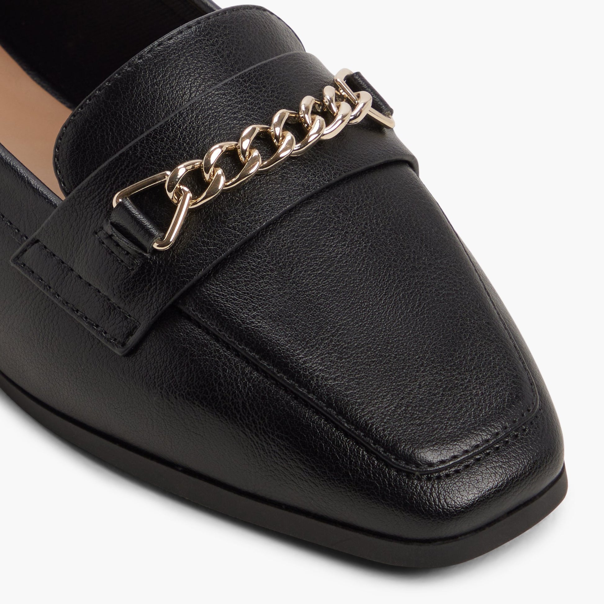 Close-up of the Black Paxie Loafers