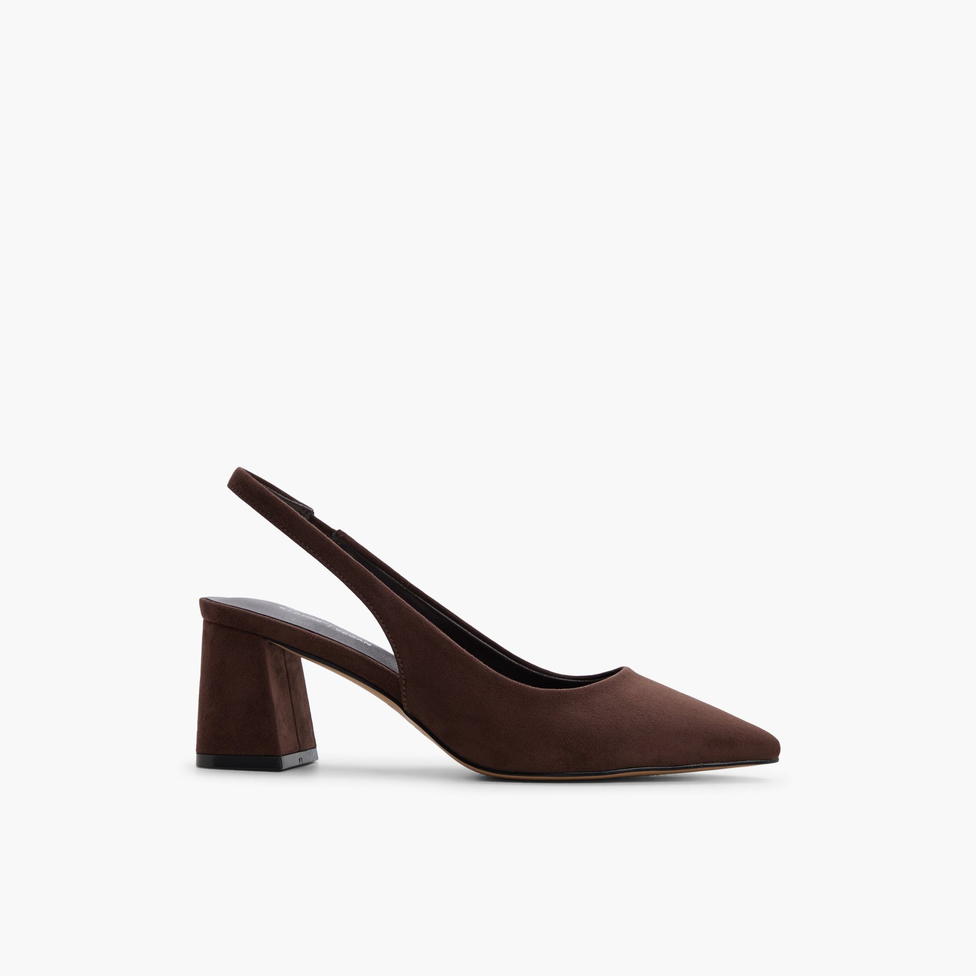 Test FR:Main View of Marron Foncé Evelyynn Talons à bride arrière for Femmes