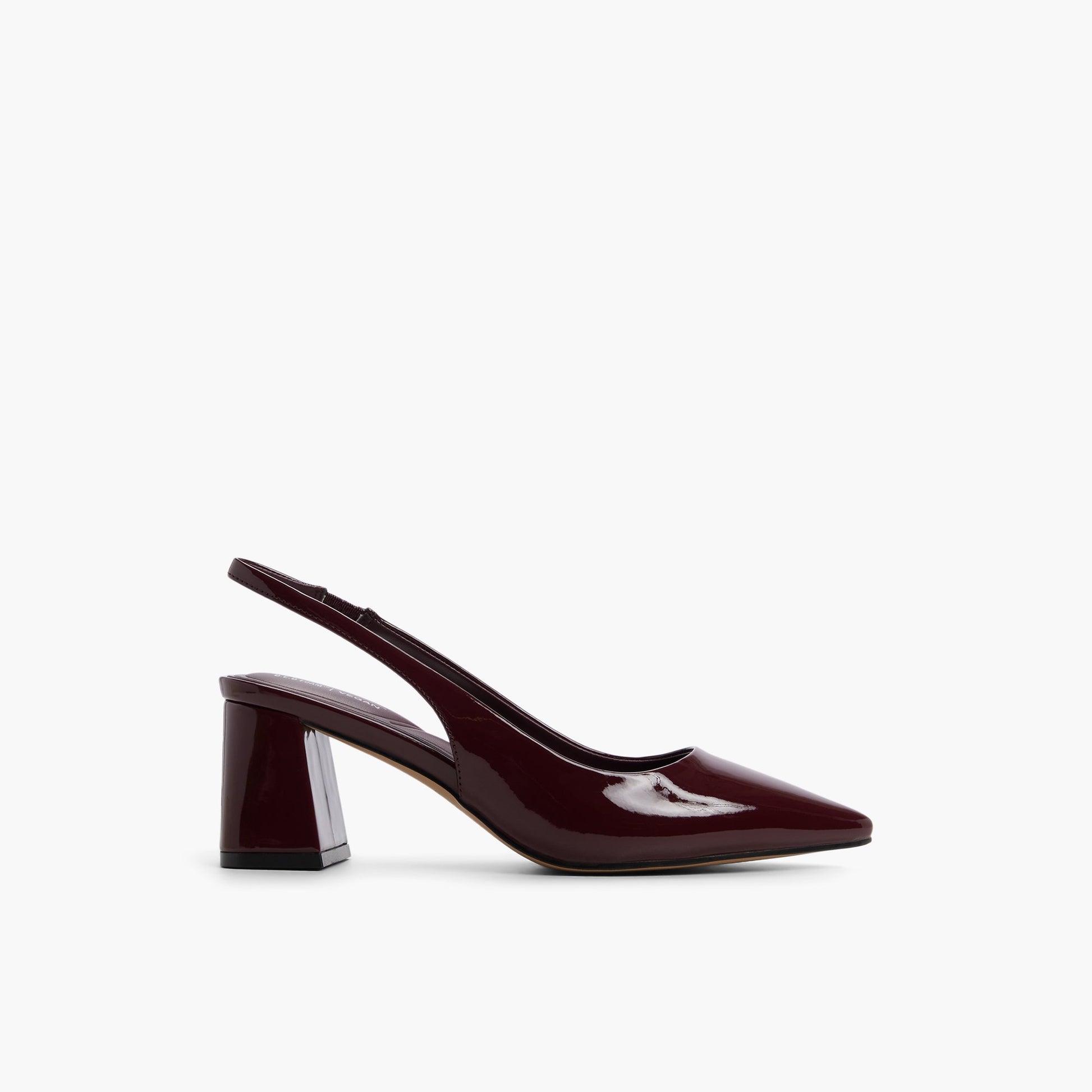 Main View of Bordo Evelyynn Slingback Heels for Womens